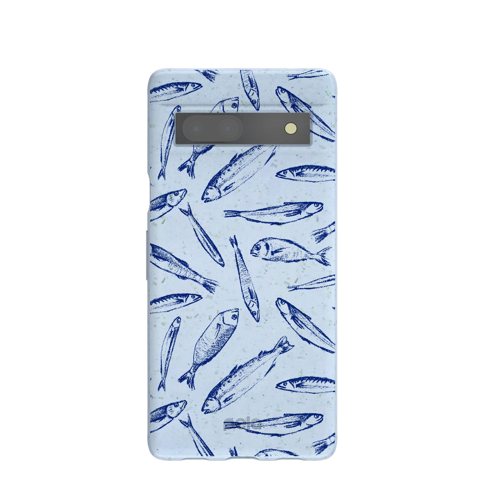 Powder Blue Fishery Google Pixel 7a Case Refurbished - Pela Case refurbished available on Cerqular