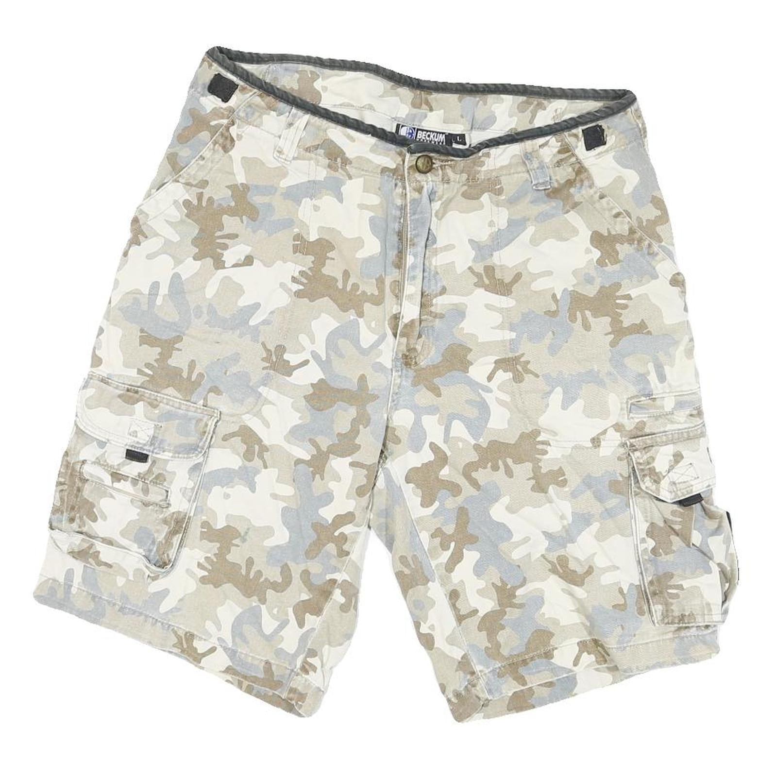 Buy BECKUM Mens Shorts Beige Casual Camouflage M W36 3rd Edition Patches Cargo Refurbished - $18.19 BECKUM Mens Shorts Beige Casual Camouflage M W36 3rd Edition Patches Cargo Refurbished - N/A refurbished available on Cerqular
