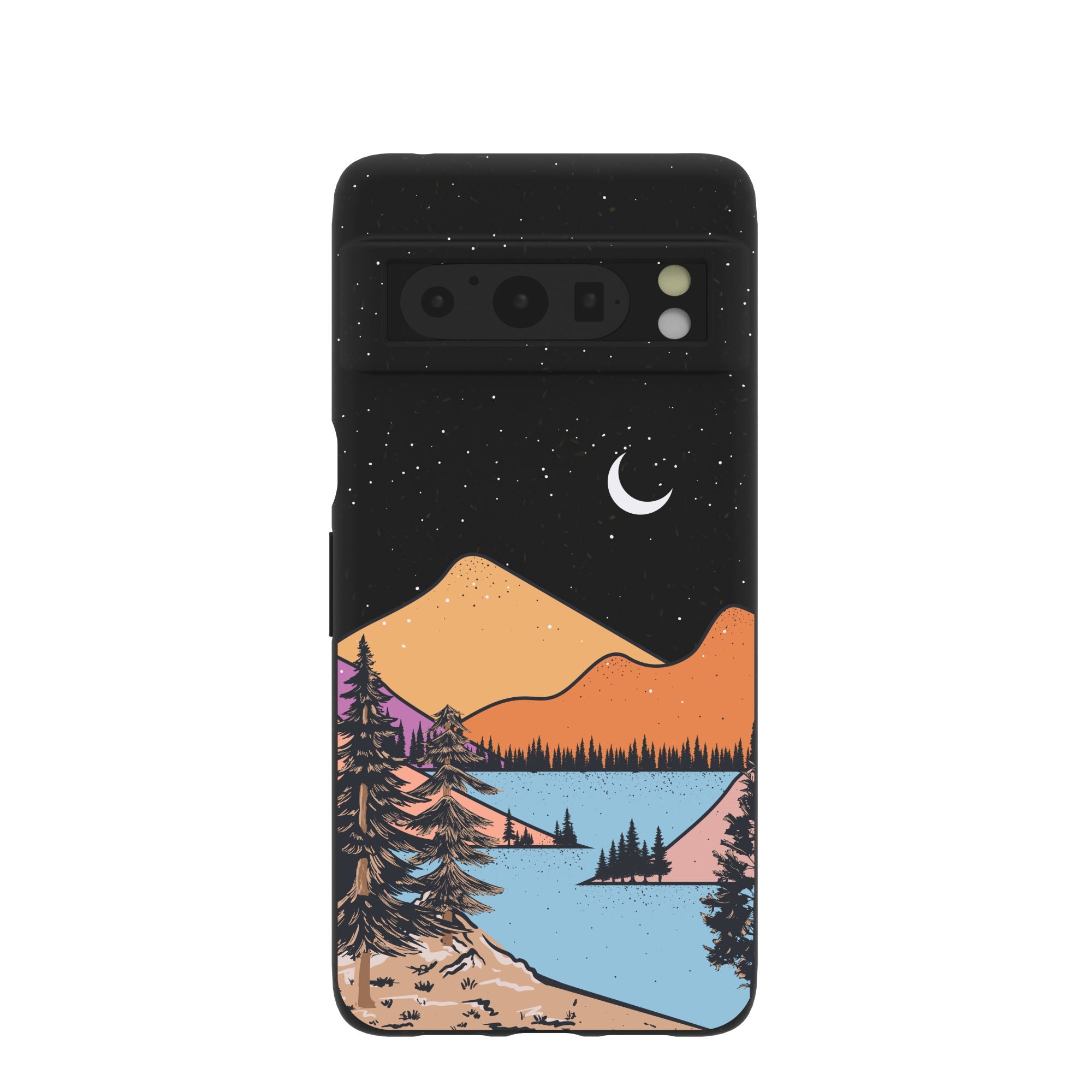 Black Night Trails Google Pixel 8 Pro Case Refurbished - Pela Case refurbished available on Cerqular