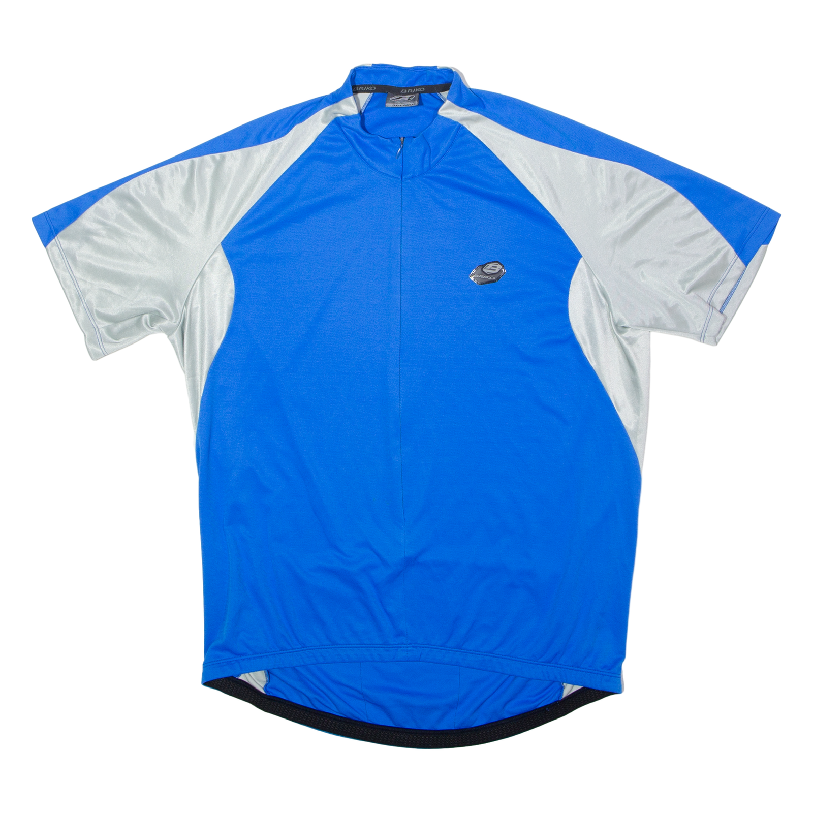 BRIKO Cycling Mens Jersey Blue 1/2 Zip 3XL Refurbished - N/A refurbished available on Cerqular