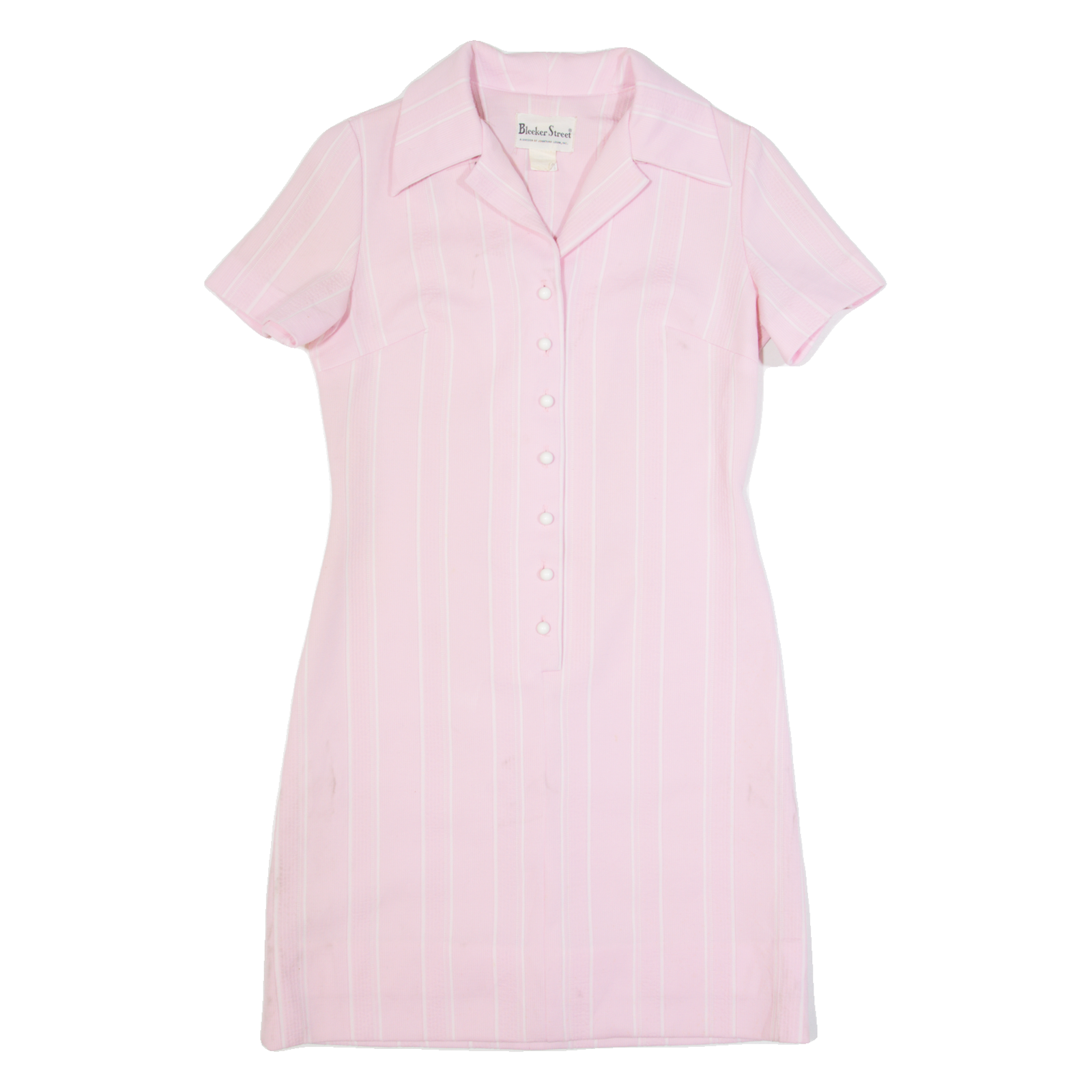 Buy BLEECKER STREET Womens Day Dress Pink Striped Short Sleeve Knee Length M Refurbished - $27.29 BLEECKER STREET Womens Day Dress Pink Striped Short Sleeve Knee Length M Refurbished - N/A refurbished available on Cerqular