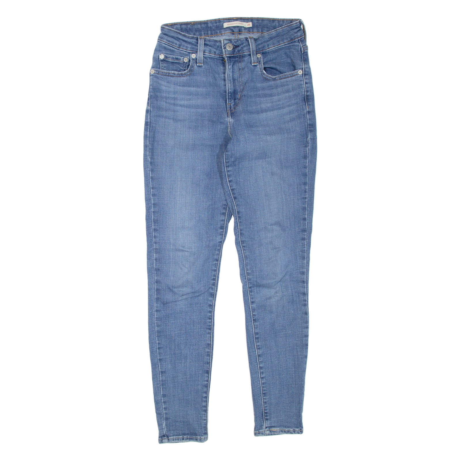 Buy LEVI'S 721 High Rise Womens Jeans Blue Regular Skinny W25 L28 Refurbished - $36.39 LEVI'S 721 High Rise Womens Jeans Blue Regular Skinny W25 L28 Refurbished - N/A refurbished available on Cerqular