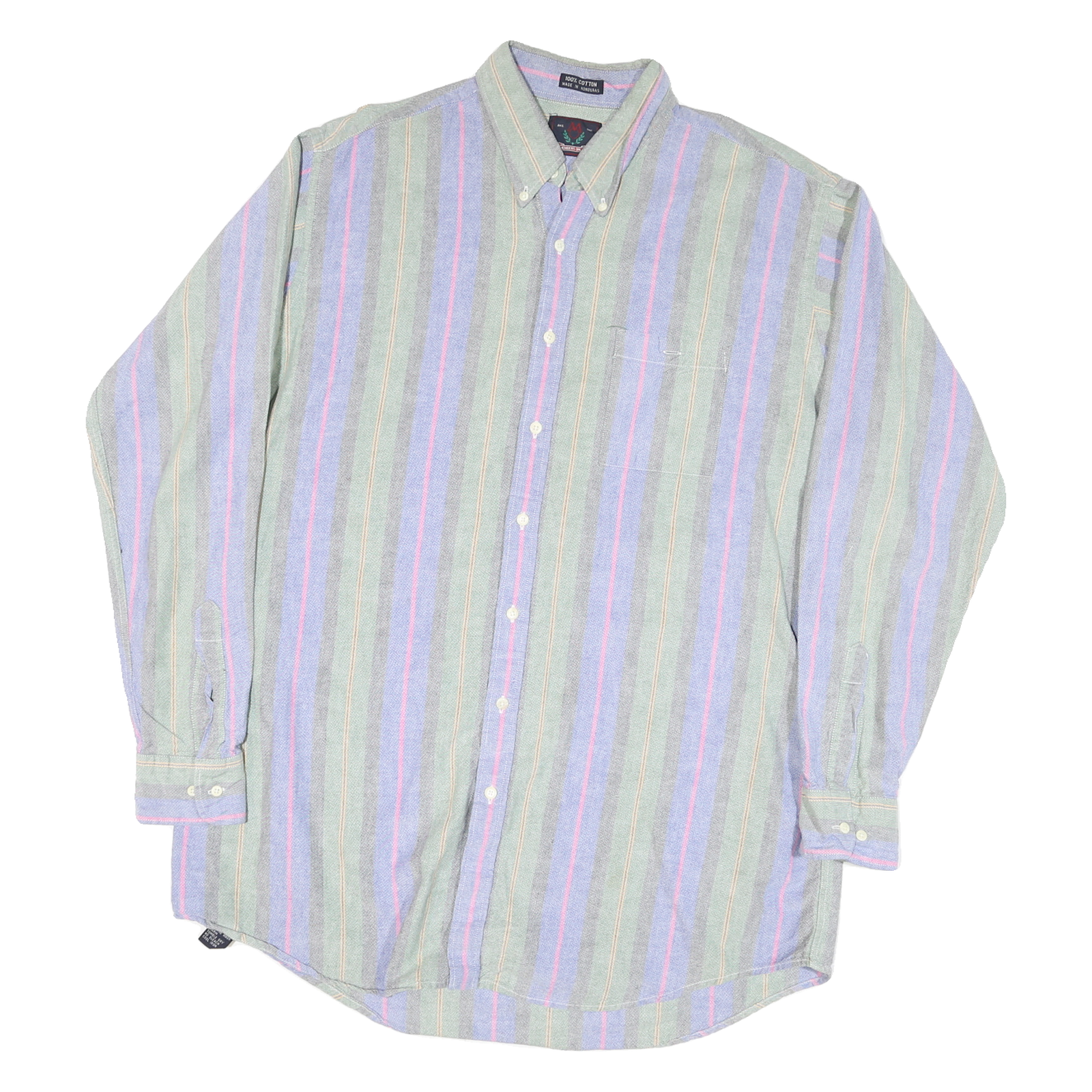 Buy MEMBERS ONLY Mens Green & Purple Striped Cotton Blend Shirt XL Casual Refurbished - $45.49 MEMBERS ONLY Mens Green & Purple Striped Cotton Blend Shirt XL Casual Refurbished - N/A refurbished available on Cerqular