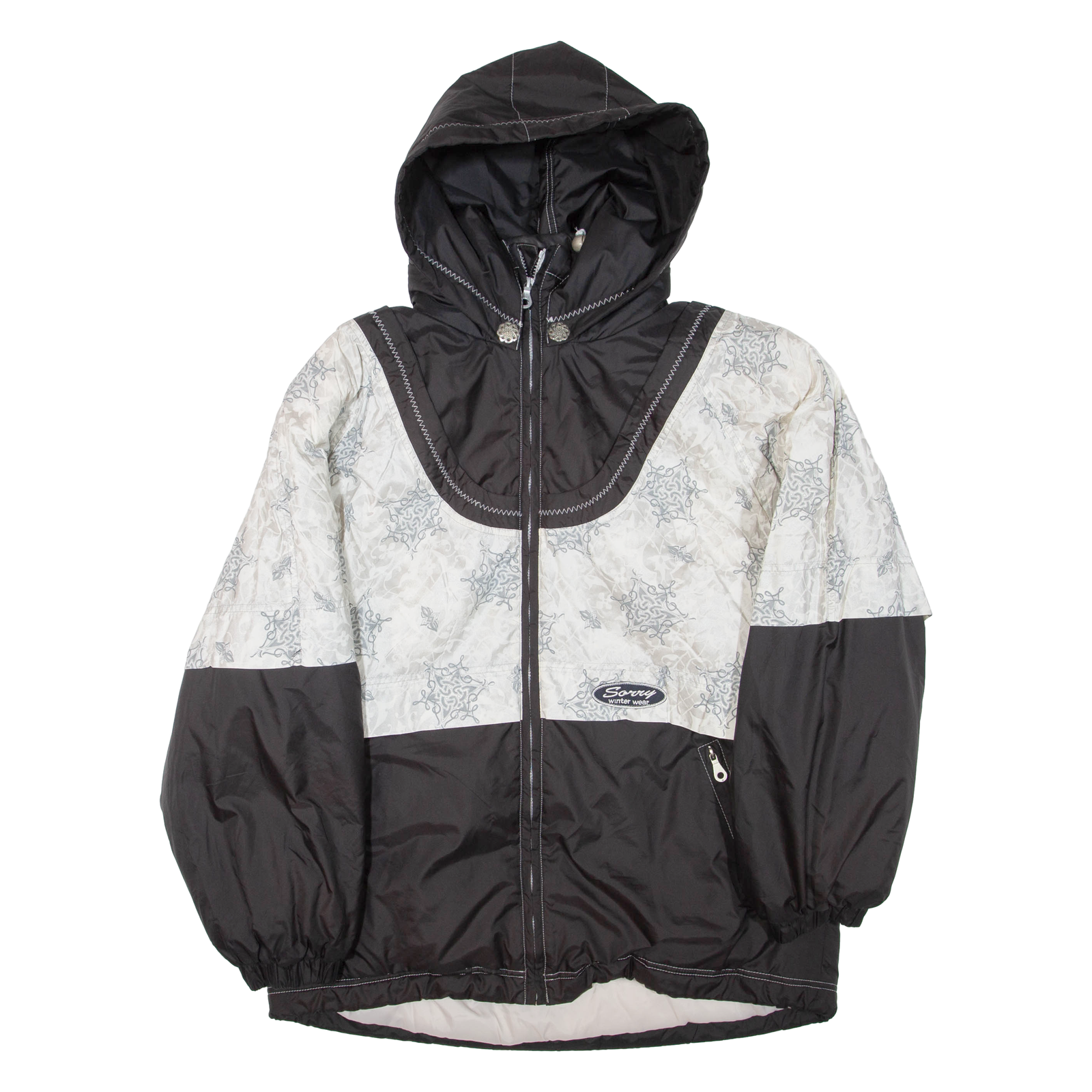Buy SORRY Womens Puffer Jacket Black Hooded Colourblock L Refurbished - $50.69 SORRY Womens Puffer Jacket Black Hooded Colourblock L Refurbished - N/A refurbished available on Cerqular