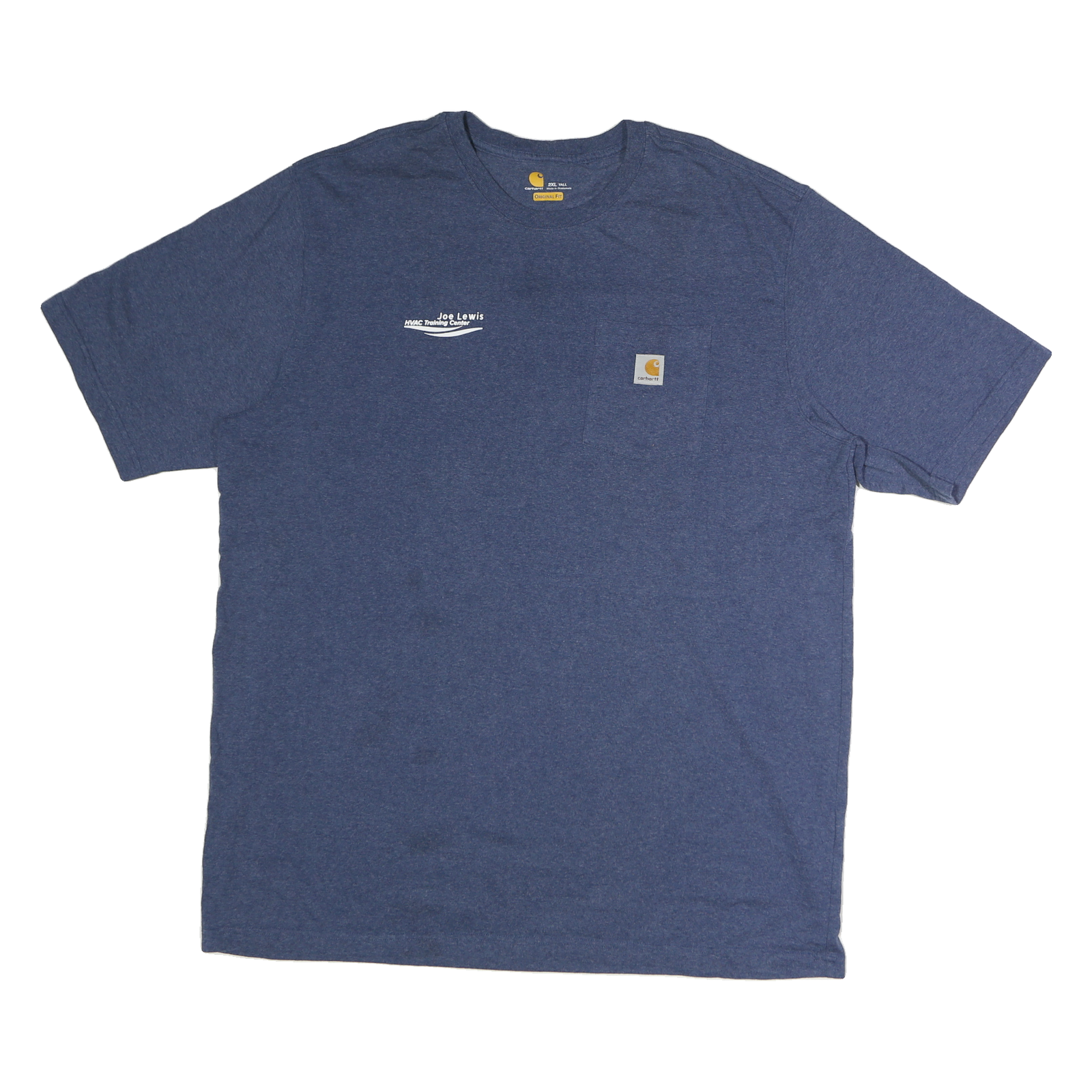 CARHARTT Mens Blue 2XL Pocket T-Shirt Short Sleeve Crew Neck Workwear Casual Refurbished - N/A refurbished available on Cerqular