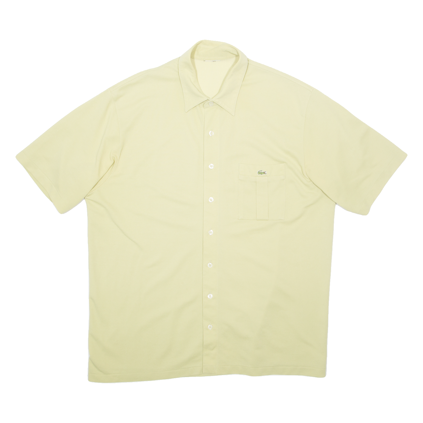 LACOSTE Mens Plain Shirt Green XL Refurbished - N/A refurbished available on Cerqular