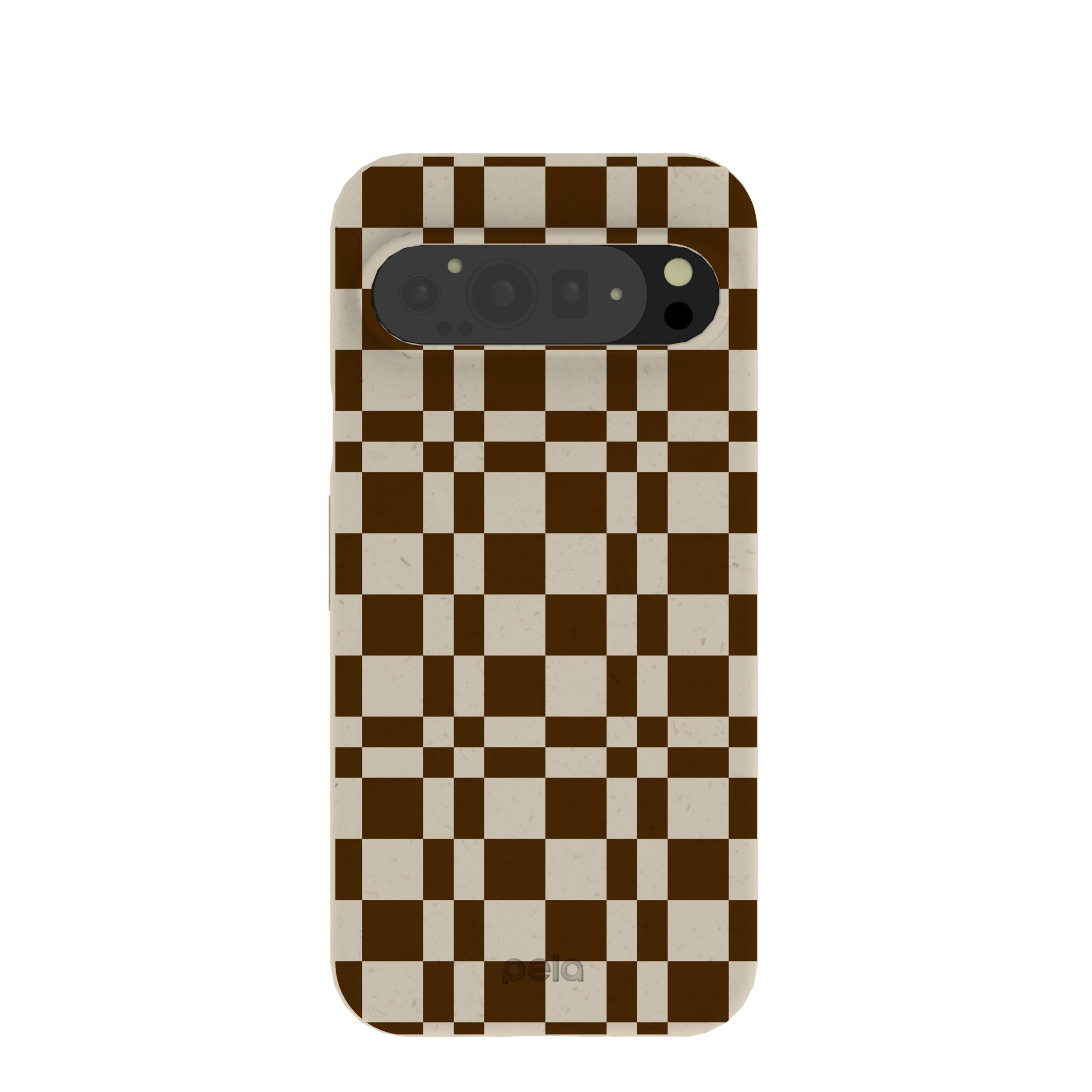 London Fog Chestnut Checkers Google Pixel 9 Pro XL Case Refurbished - Pela Case refurbished available on Cerqular