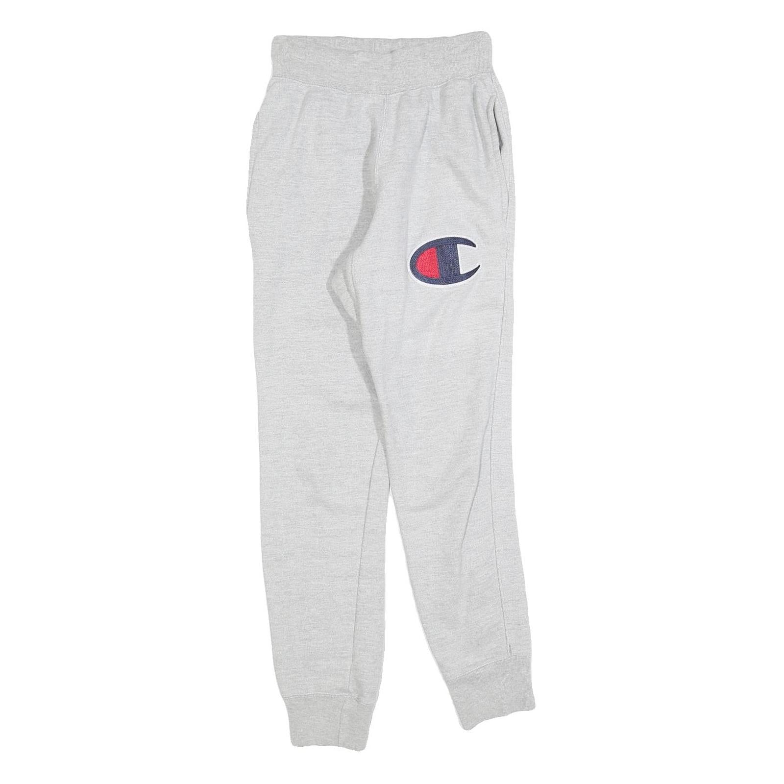 Buy CHAMPION Mens Joggers Grey XS W24 L28 Regular Tapered Cotton Blend Sports Logo Refurbished - $25.99 CHAMPION Mens Joggers Grey XS W24 L28 Regular Tapered Cotton Blend Sports Logo Refurbished - N/A refurbished available on Cerqular