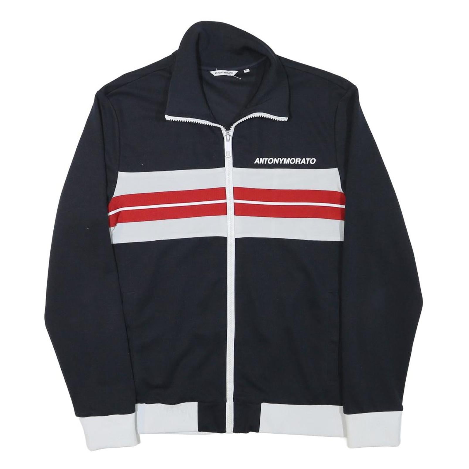 ANTONY MORATO Mens Black White & Red Zip Jacket XL Polyester Blend Sportswear Refurbished - N/A refurbished available on Cerqular