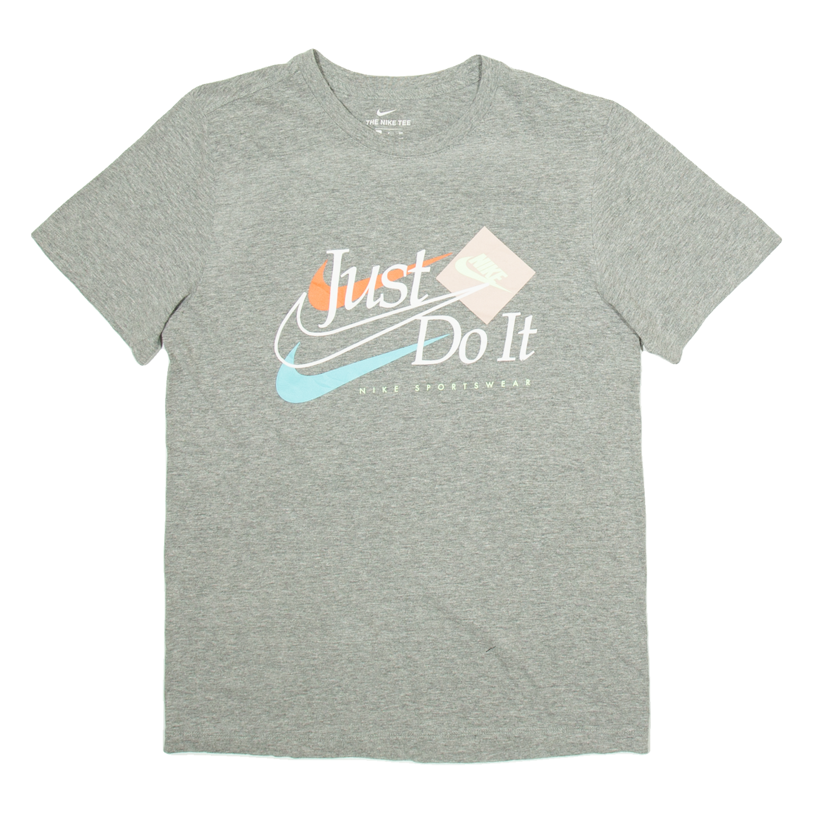 NIKE Womens T-Shirt Grey S Refurbished - N/A refurbished available on Cerqular