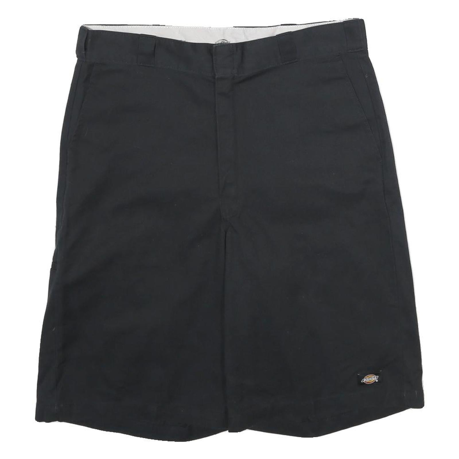 DICKIES Mens Shorts Black Casual L W36 Workwear Durable Polyester Blend Refurbished - N/A refurbished available on Cerqular