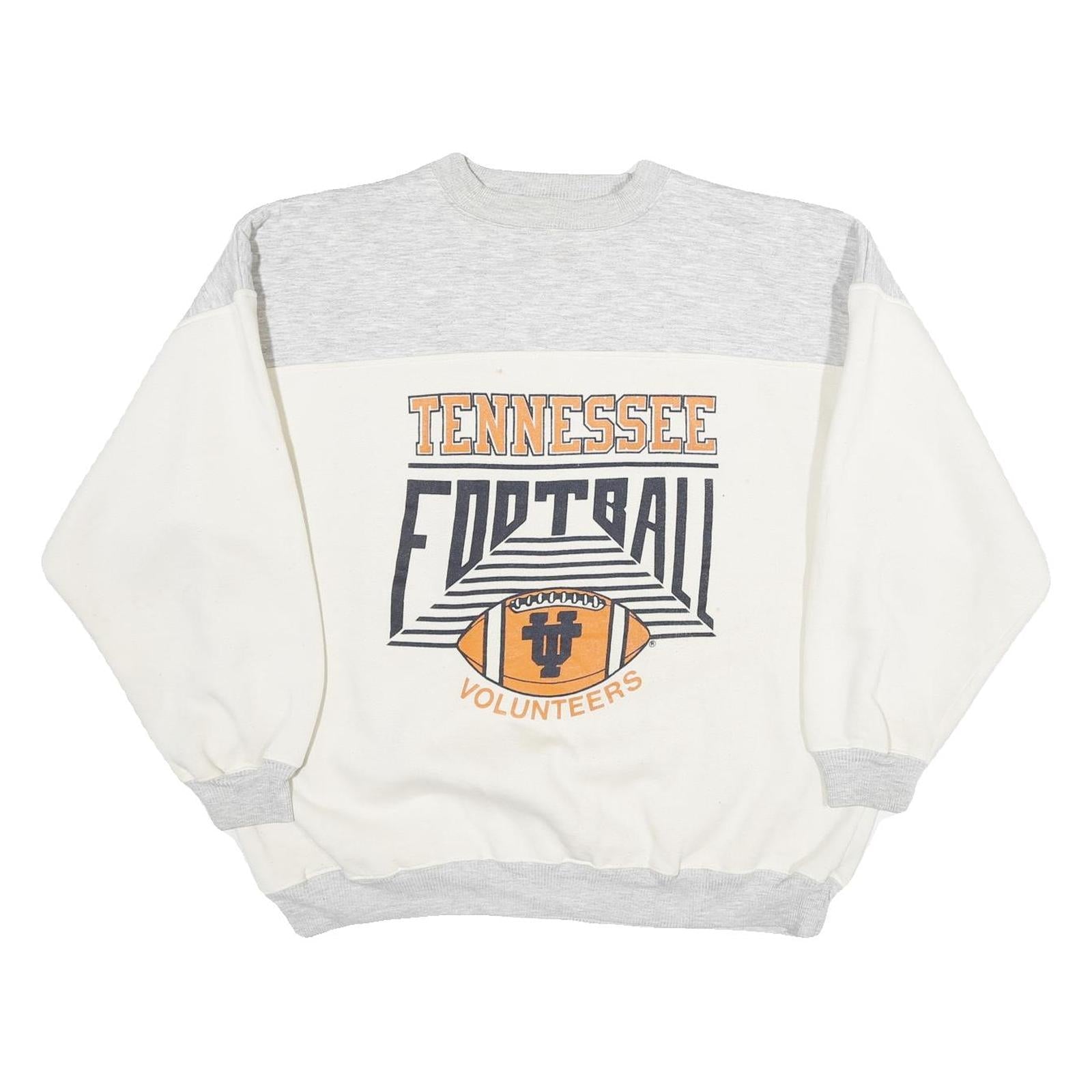 Buy CASTAWAYS Mens White & Grey Tennessee Football Crew Neck L Sweatshirt Cotton Refurbished - $64.99 CASTAWAYS Mens White & Grey Tennessee Football Crew Neck L Sweatshirt Cotton Refurbished - N/A refurbished available on Cerqular