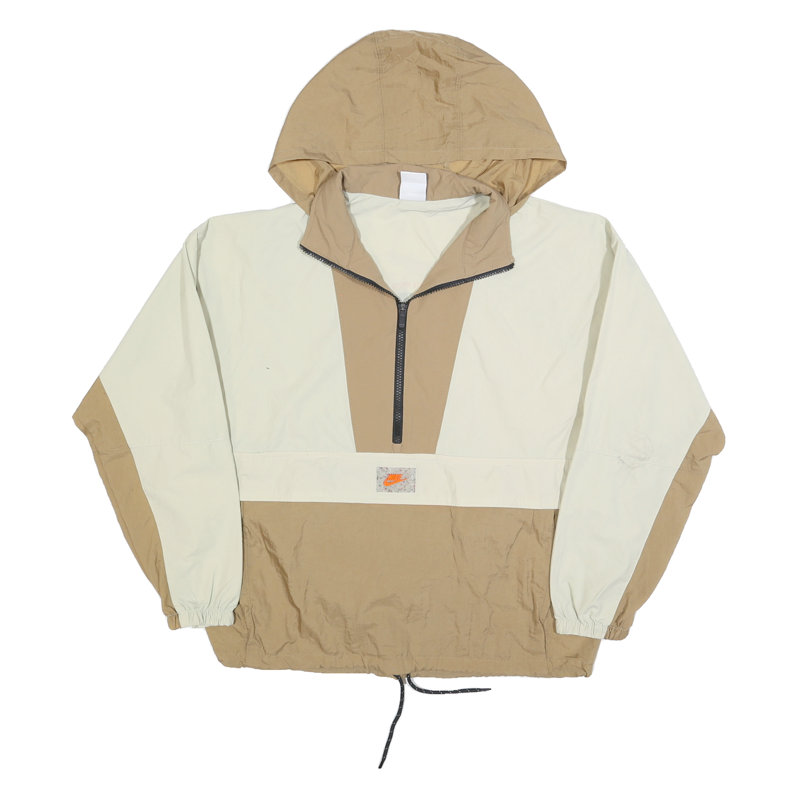 Buy NIKE Mens Beige & Cream Zip Hooded Jacket S Polyester Blend Colourblock Refurbished - $58.49 NIKE Mens Beige & Cream Zip Hooded Jacket S Polyester Blend Colourblock Refurbished - N/A refurbished available on Cerqular