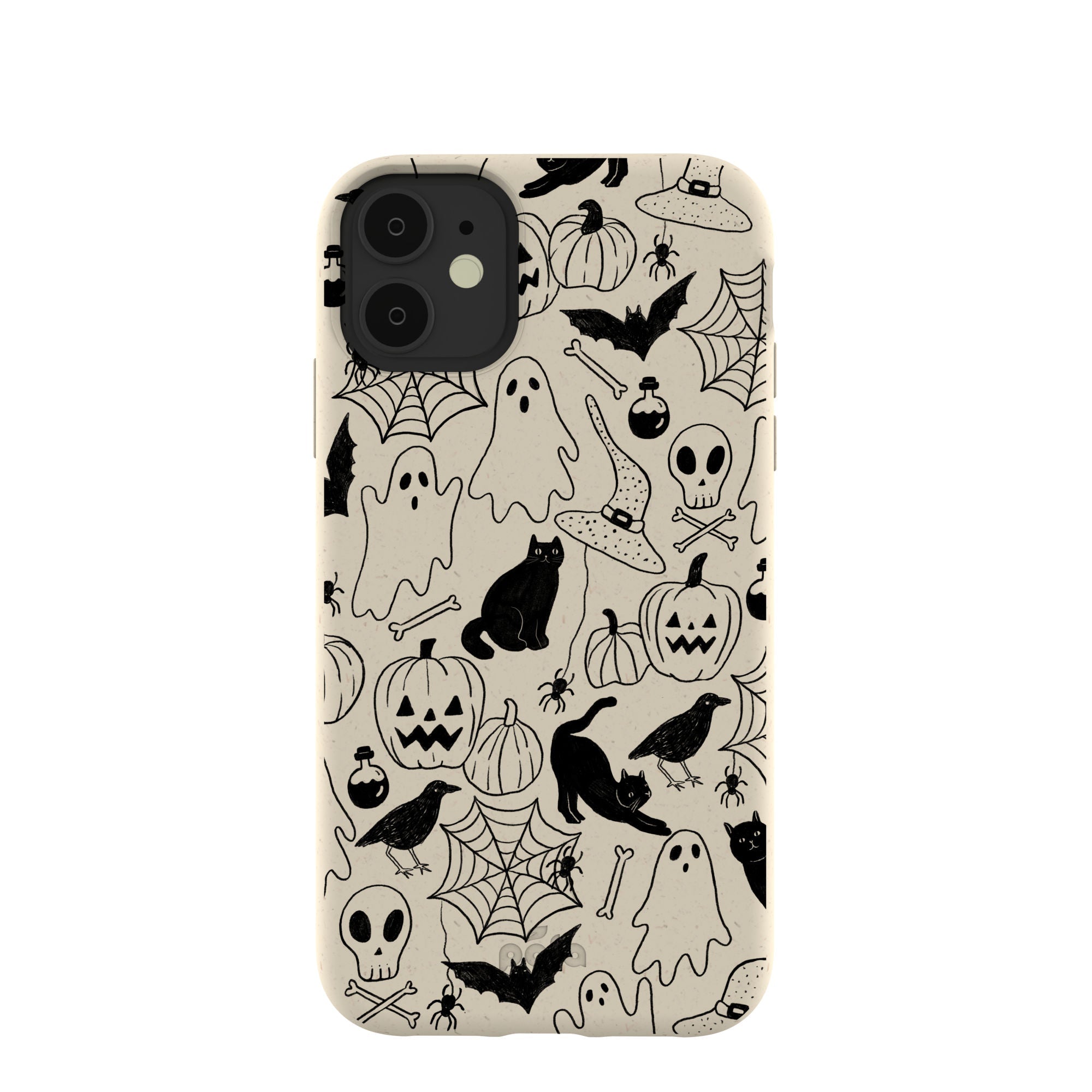 London Fog Sketchy Spirits iPhone 11 Case Refurbished - Pela Case refurbished available on Cerqular
