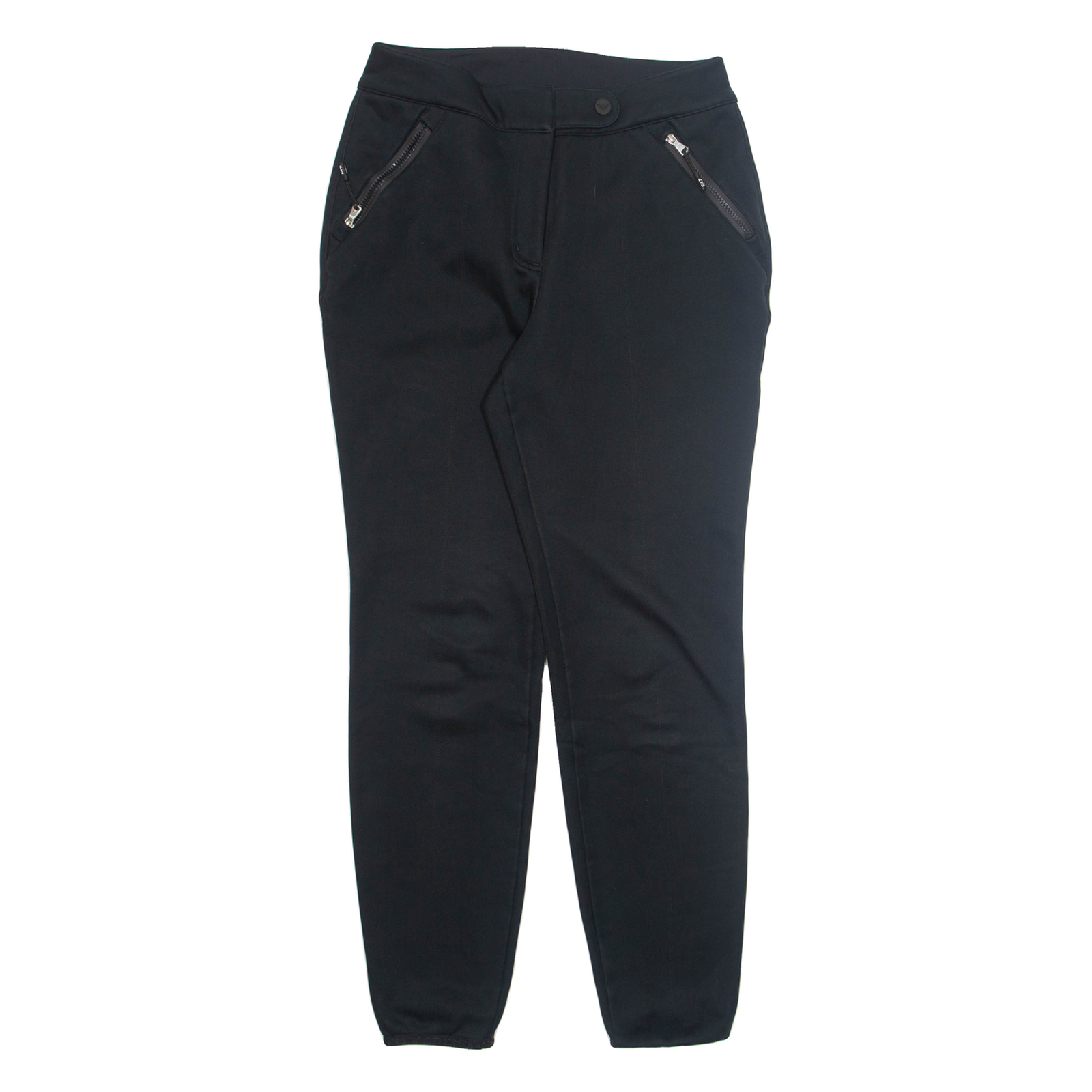 EA7 EMPORIO ARMANI Womens Trousers Black Regular Tapered W28 L29 Refurbished - N/A refurbished available on Cerqular