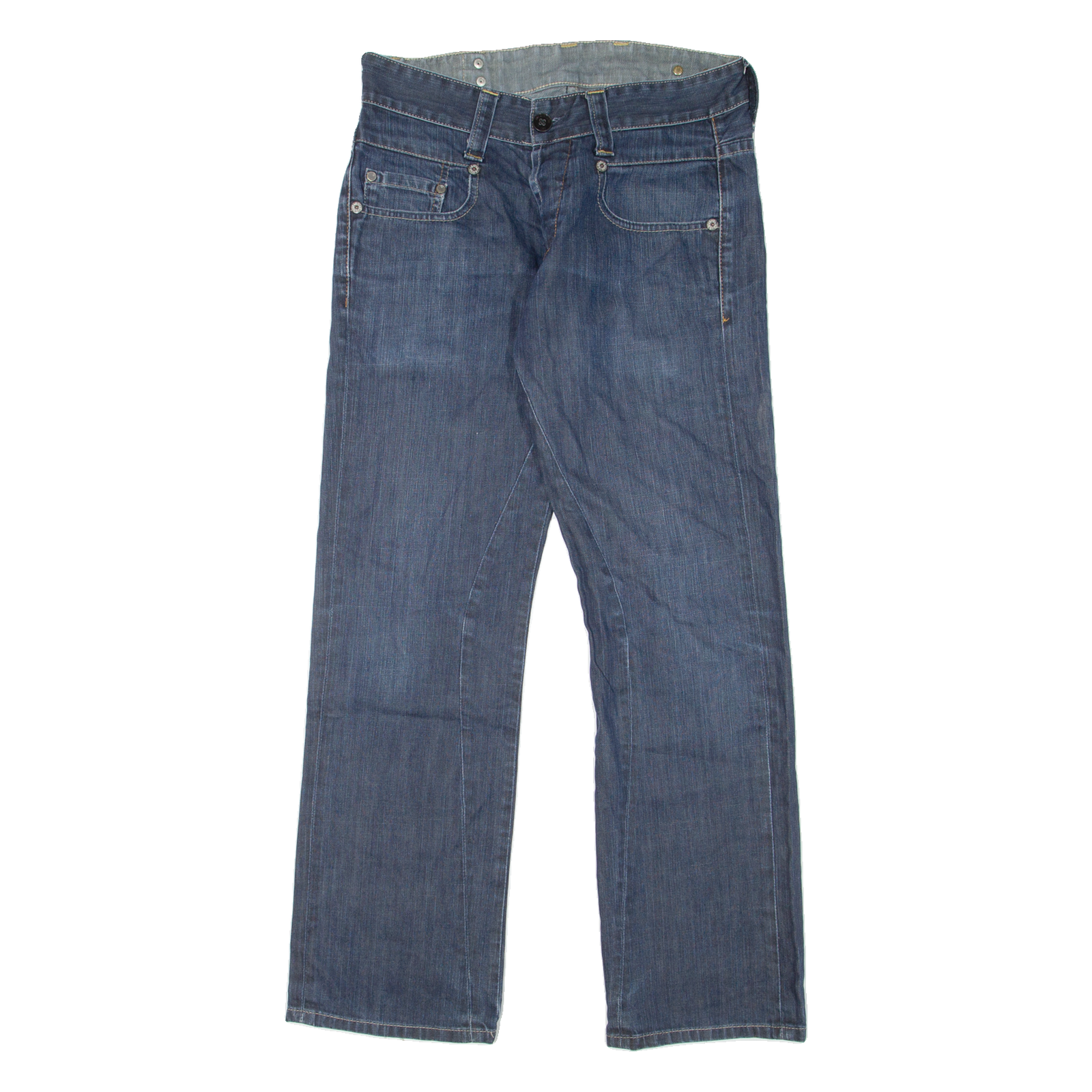 G-STAR Mens Jeans Blue Regular Straight Stone Wash W31 L32 Refurbished - N/A refurbished available on Cerqular