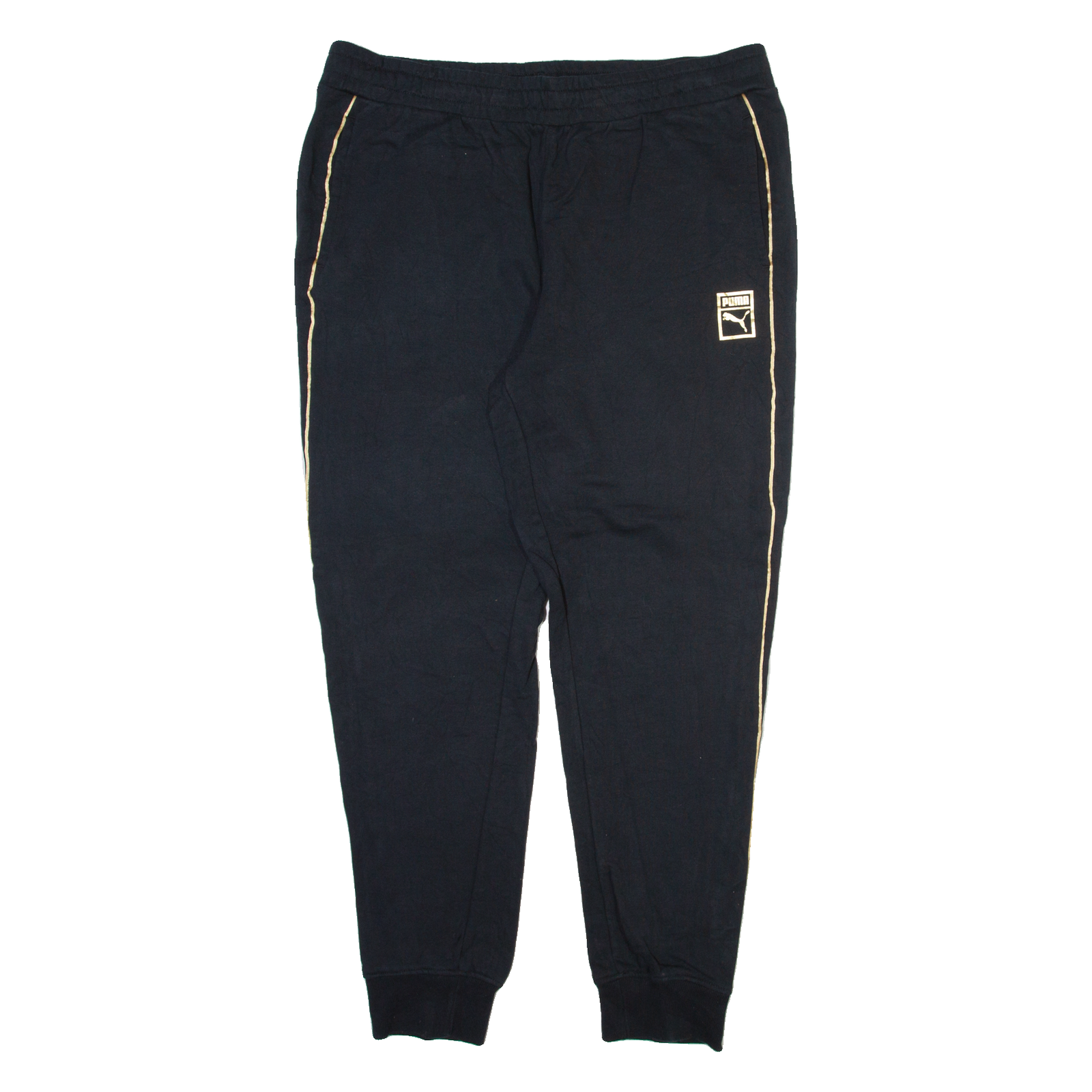 PUMA Mens Joggers Black Tapered XL W36 L30 Refurbished - N/A refurbished available on Cerqular