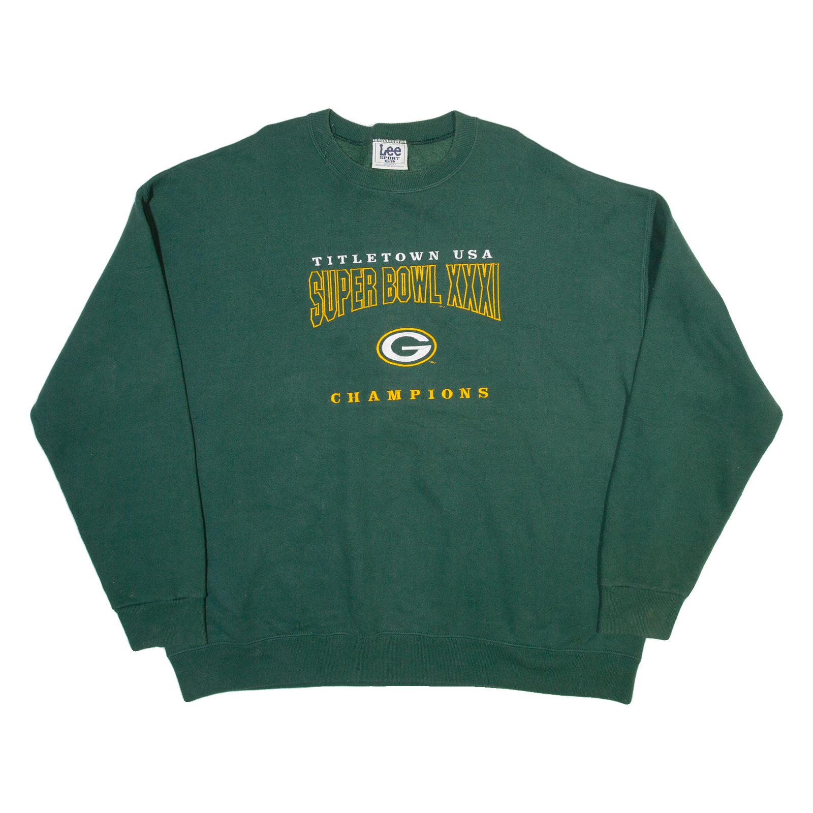 LEE Green Bay Packers Mens Sweatshirt Green USA 2XL Refurbished - N/A refurbished available on Cerqular