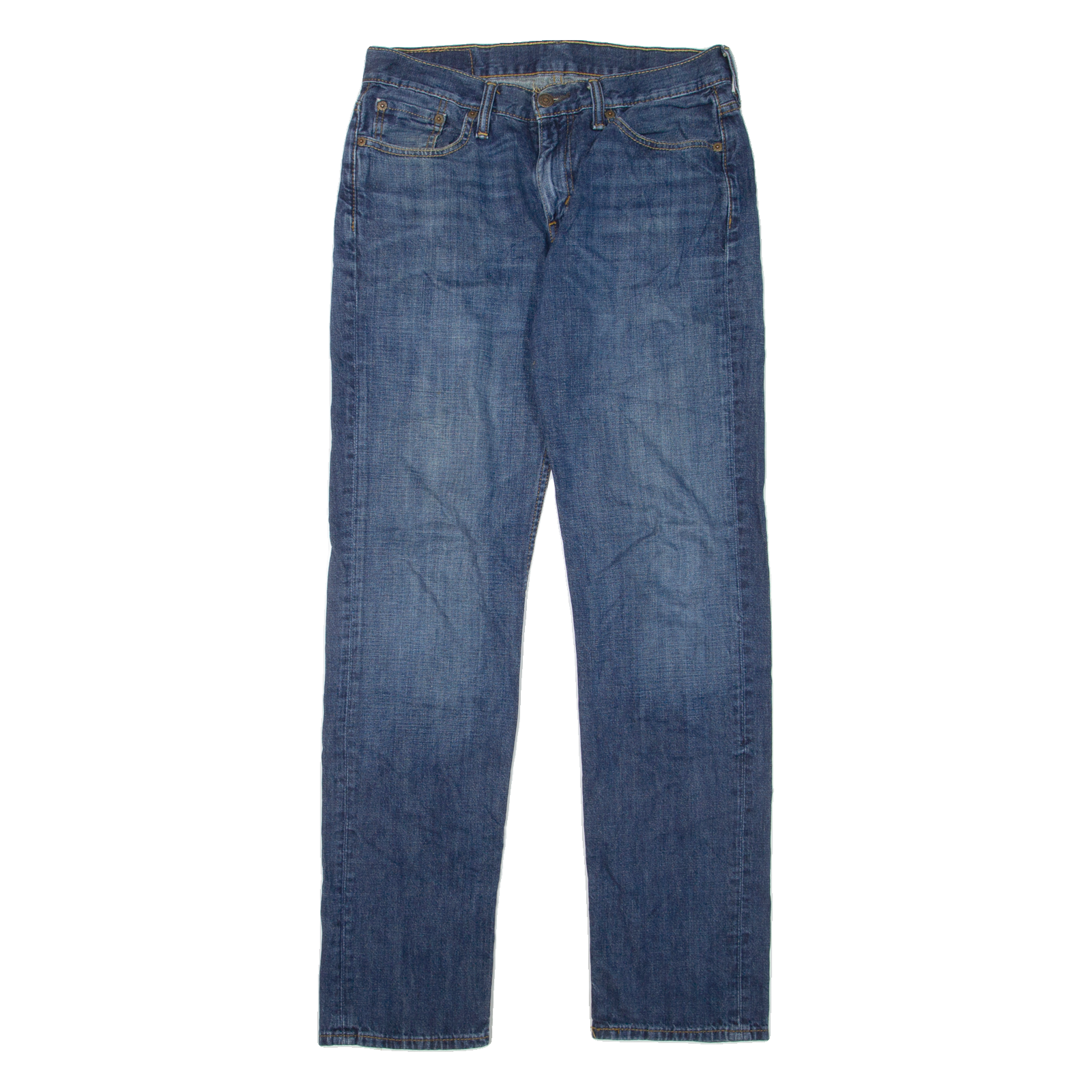 LEVI'S 514 Jeans Mens Blue Slim Straight Stone Wash W30 L32 Refurbished - N/A refurbished available on Cerqular