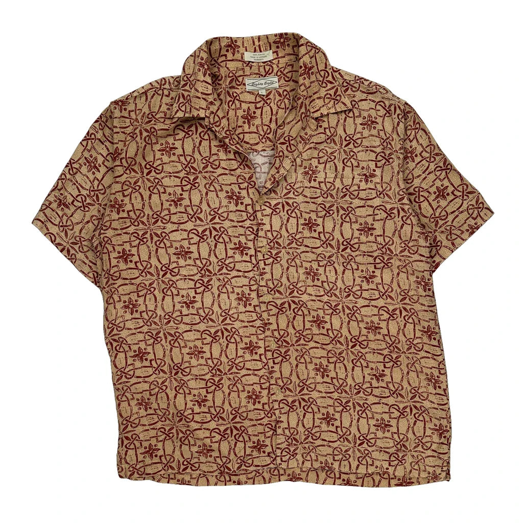 Eighty Eight Short Sleeve Shirt - Large Multicoloured Viscose Refurbished - Thrifted (note: this is a term often used to describe second- refurbished available on Cerqular