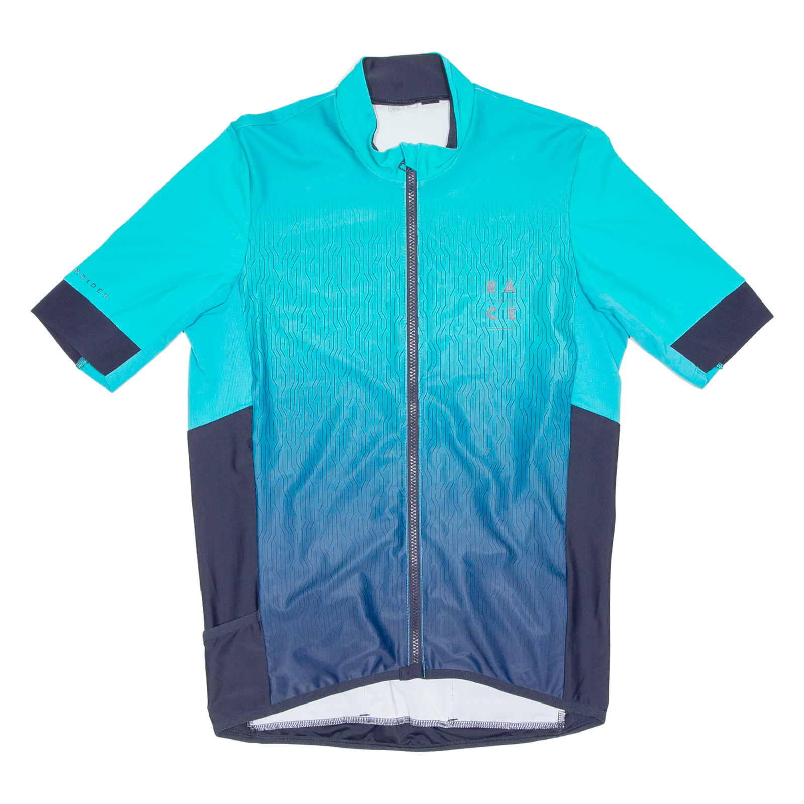 Cycling Mens Jersey Blue Full Zip L Refurbished - N/A refurbished available on Cerqular