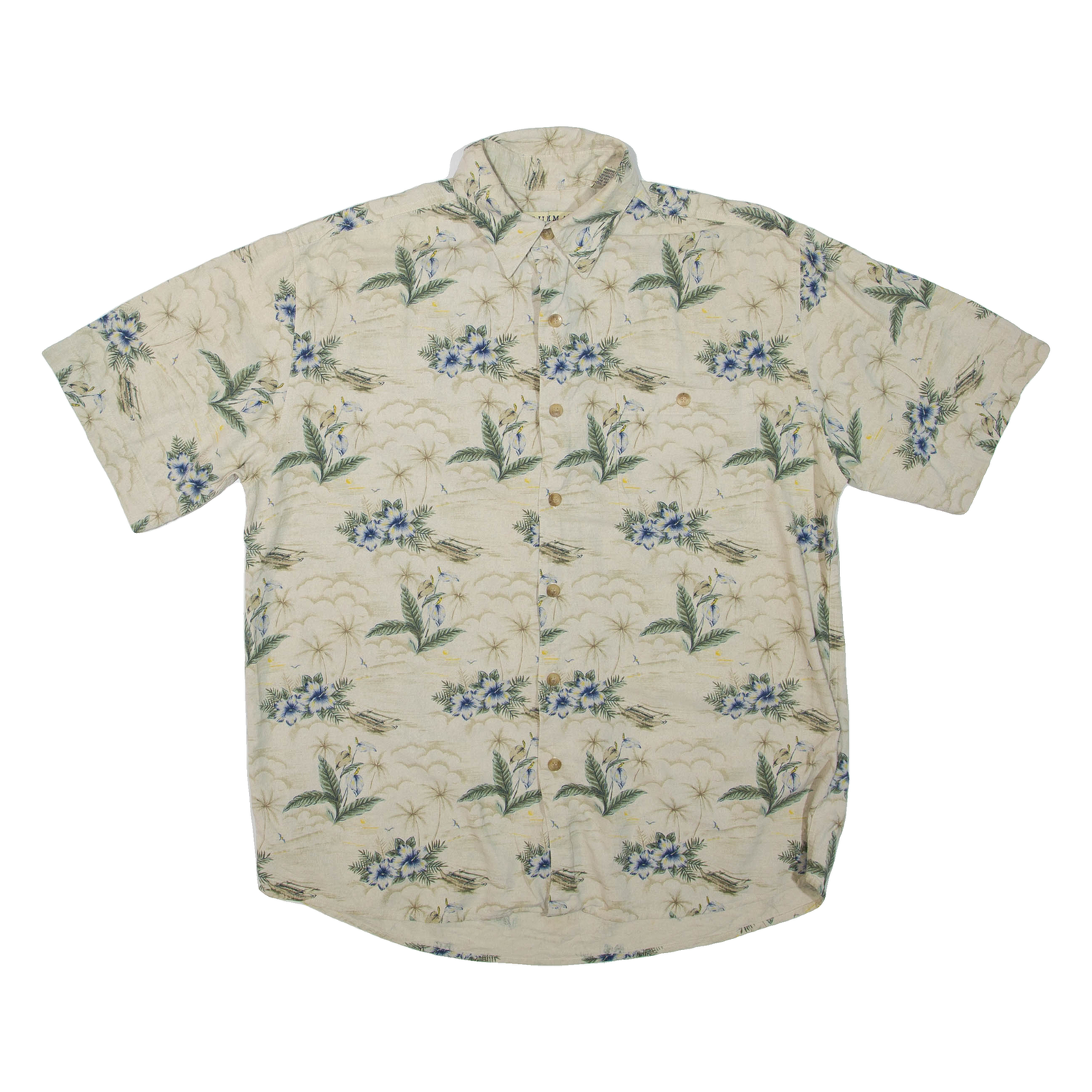 Buy SUMMA Mens Hawaiian Shirt Beige Silk Floral M Refurbished - $15.59 SUMMA Mens Hawaiian Shirt Beige Silk Floral M Refurbished - N/A refurbished available on Cerqular