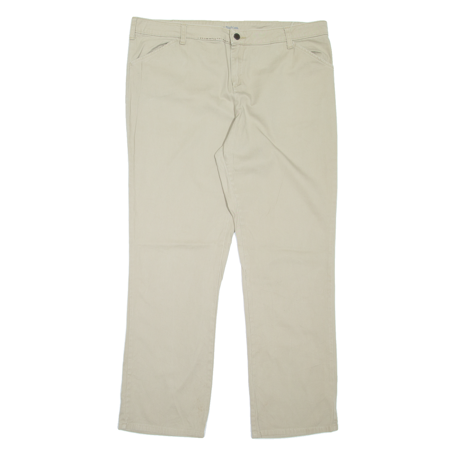 DICKIES Workwear Womens Trousers Beige Relaxed Straight W40 L31 Refurbished - N/A refurbished available on Cerqular