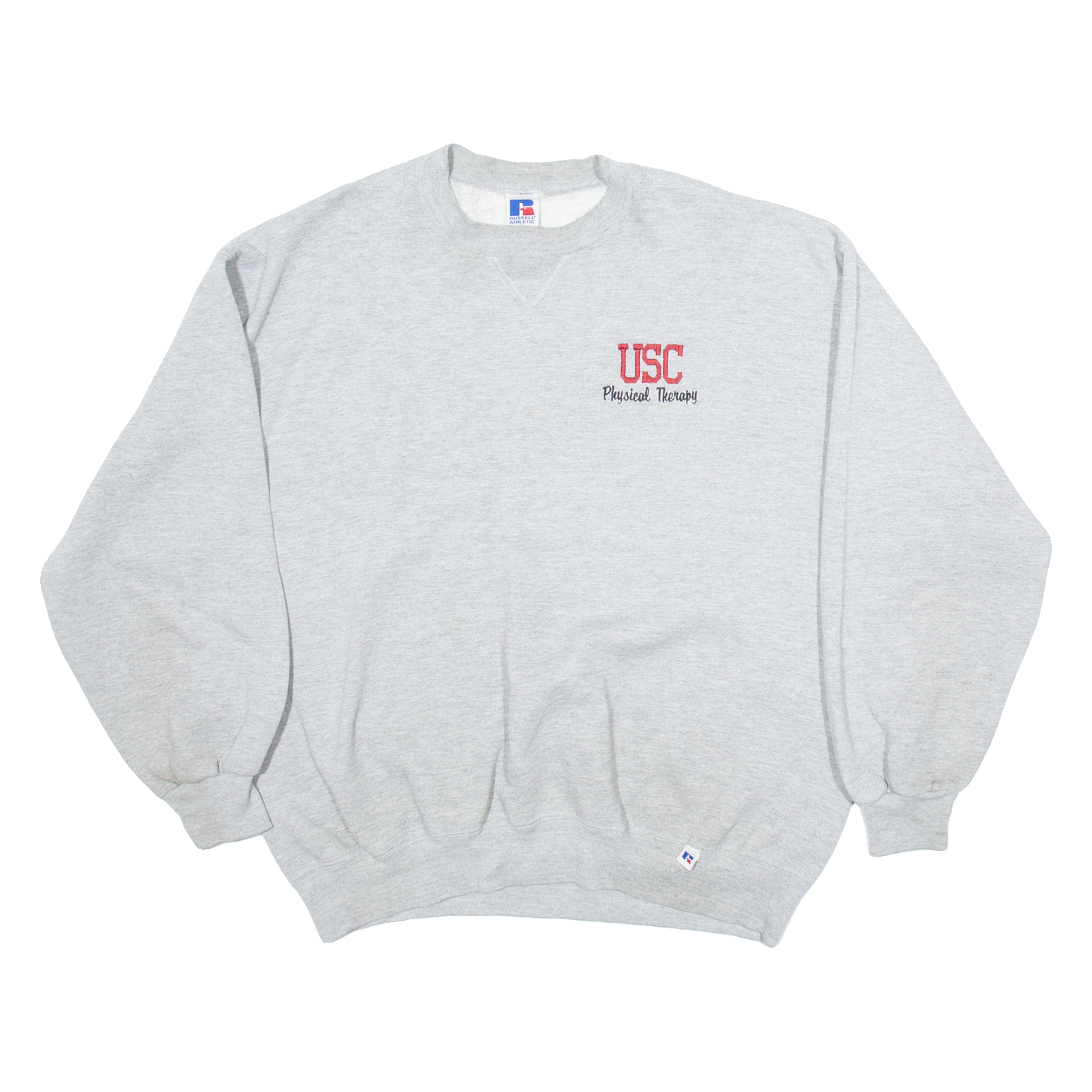 RUSSELL ATHLETIC University Of Southern California Womens Sweatshirt Grey USA XL Refurbished - N/A refurbished available on Cerqular