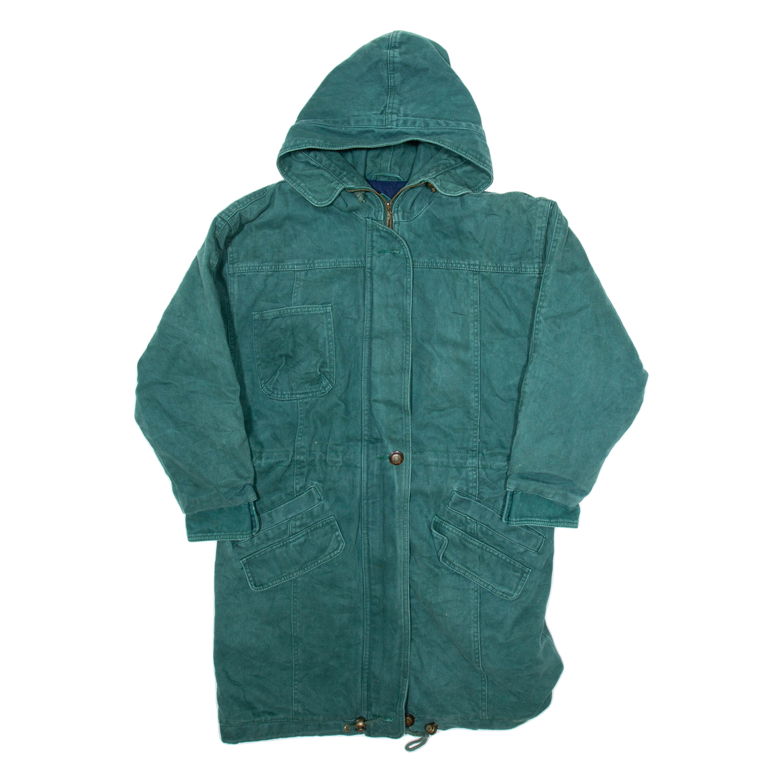 KAOS Womens Parka Coat Green Hooded S Refurbished - N/A refurbished available on Cerqular