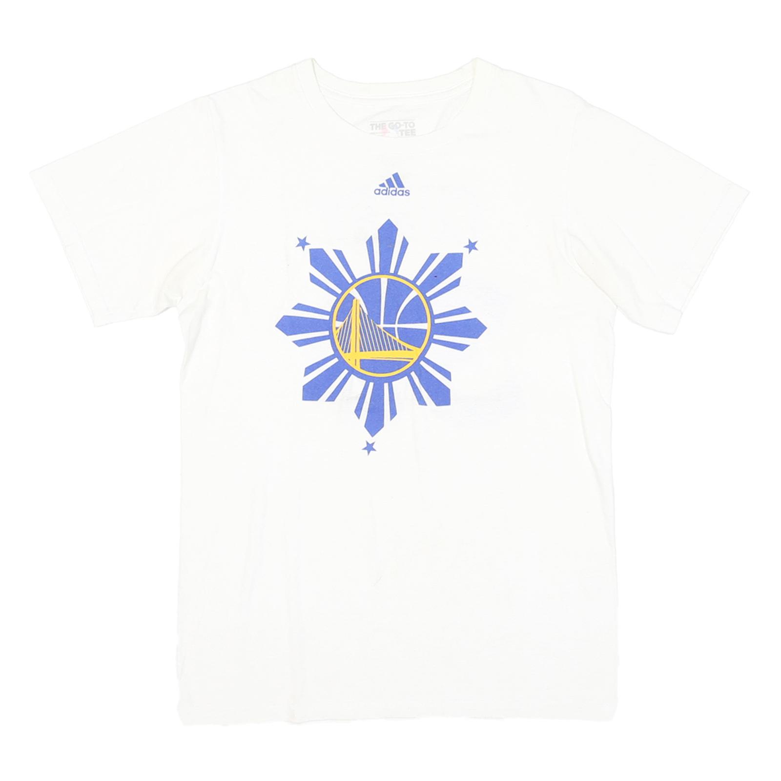 ADIDAS Mens White Golden State Warriors Curry 30 Graphic T-Shirt S Short Sleeve Refurbished - N/A refurbished available on Cerqular