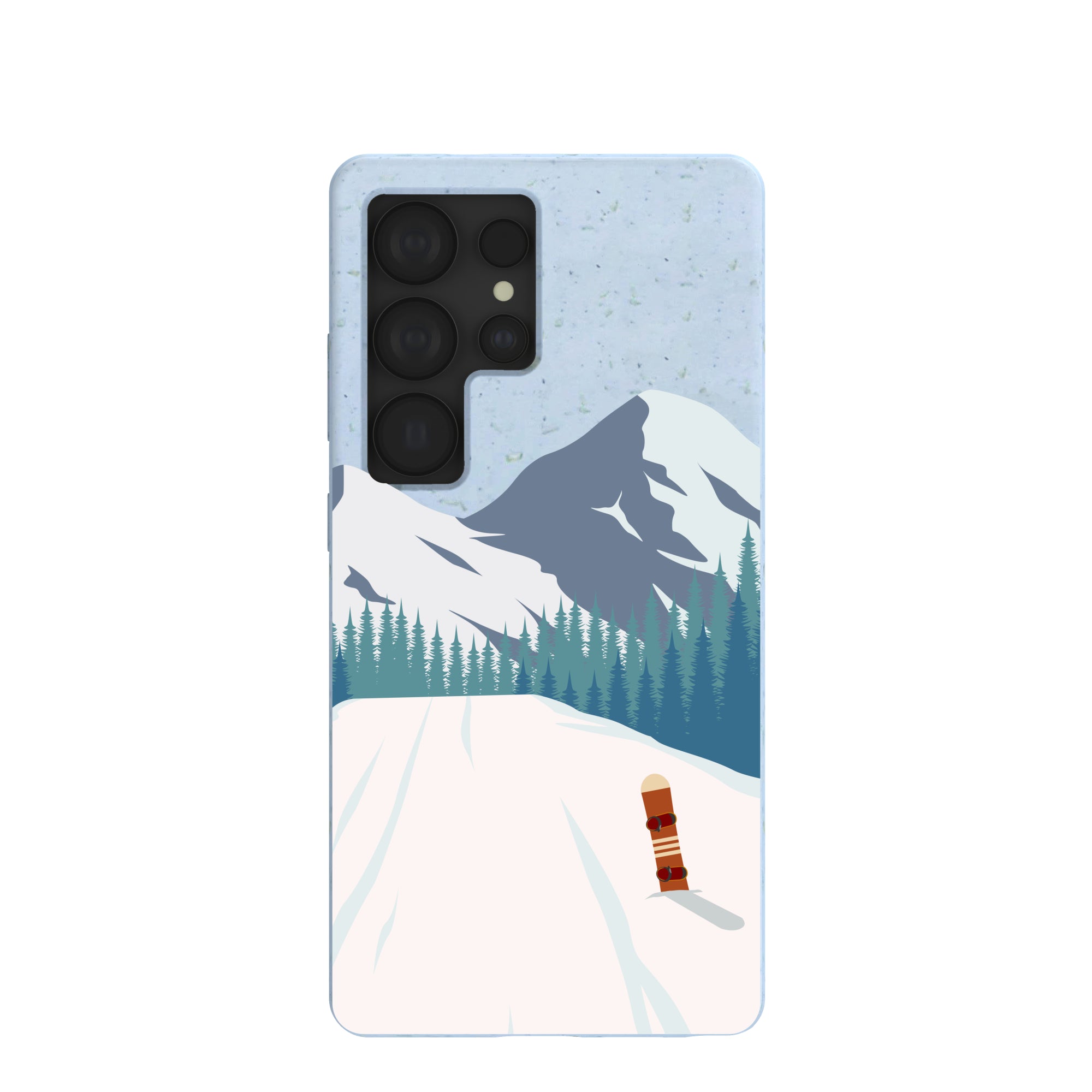 Powder Blue Shredding Peaks Samsung Galaxy S25 Ultra Case Refurbished - Pela Case refurbished available on Cerqular