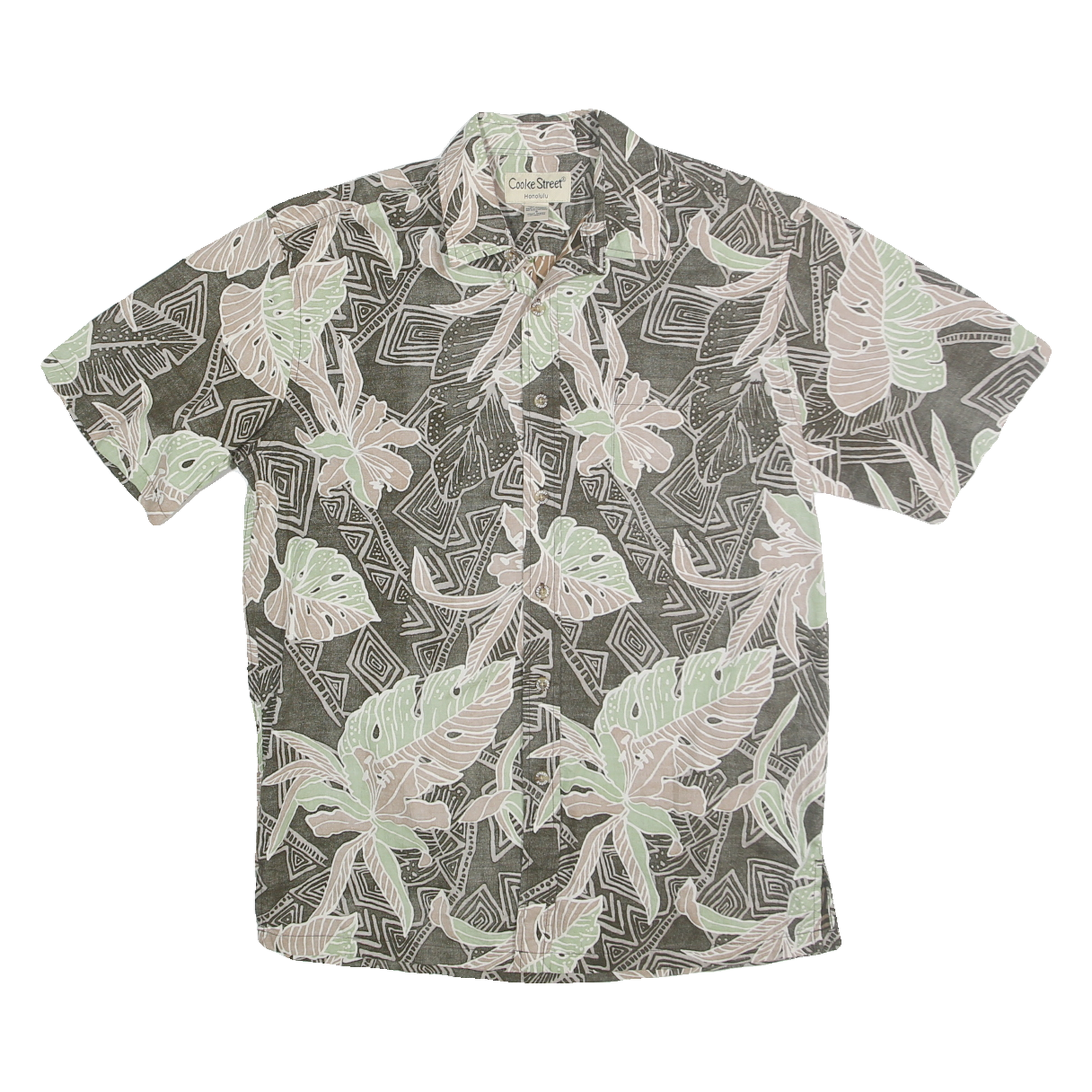 Buy COOKE STREET Mens Green & Beige Hawaiian Shirt S Cotton Short Sleeve Tropical Refurbished - $16.89 COOKE STREET Mens Green & Beige Hawaiian Shirt S Cotton Short Sleeve Tropical Refurbished - N/A refurbished available on Cerqular