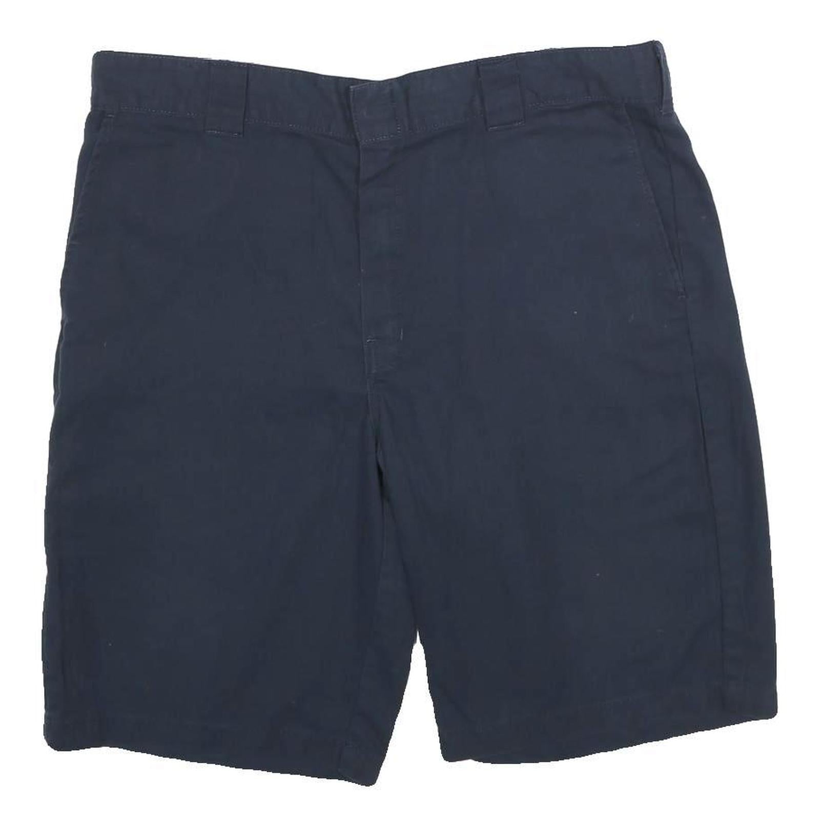 DICKIES Mens Shorts Navy Casual Regular L W36 Workwear Polyester Blend Refurbished - N/A refurbished available on Cerqular