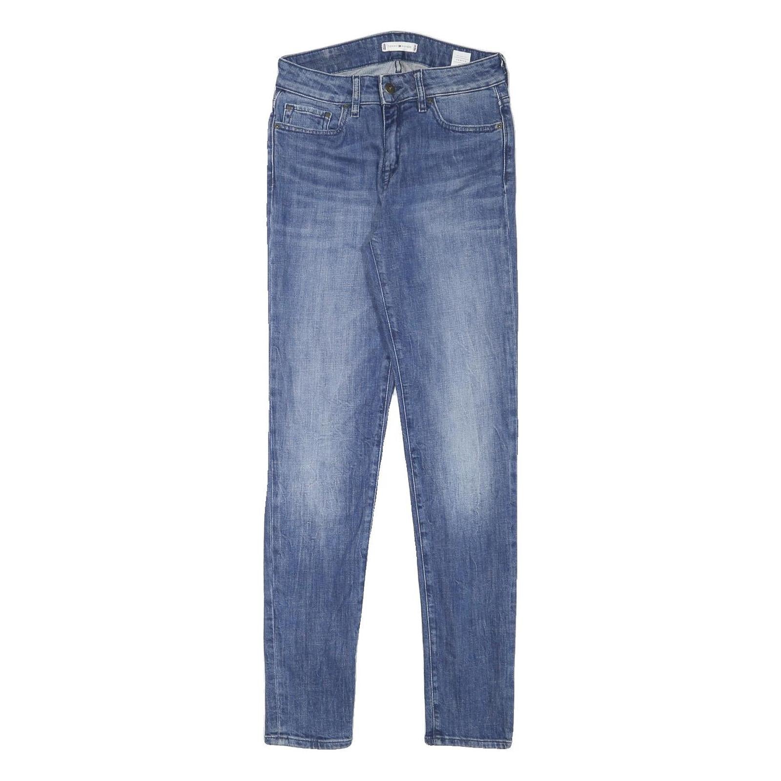 TOMMY HILFIGER Womens Jeans Blue Slim Skinny Denim Medium W25 L29 Relaxed Fit Refurbished - N/A refurbished available on Cerqular