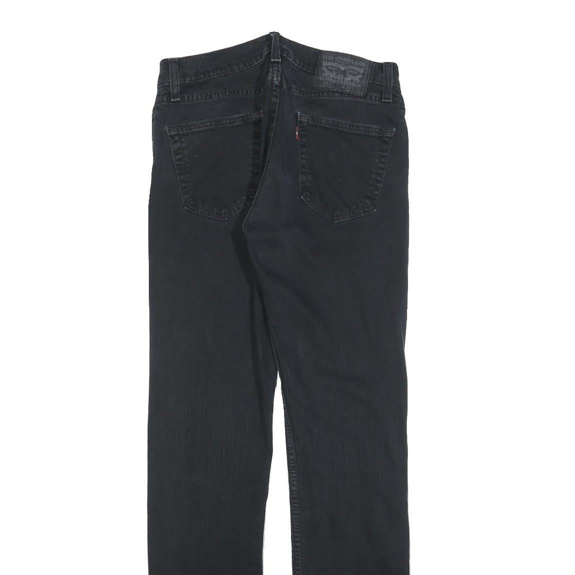 LEVI'S 511 Slim Mens Jeans Black Slim Skinny Denim W29 L32 Stretch Zip Refurbished - N/A refurbished available on Cerqular