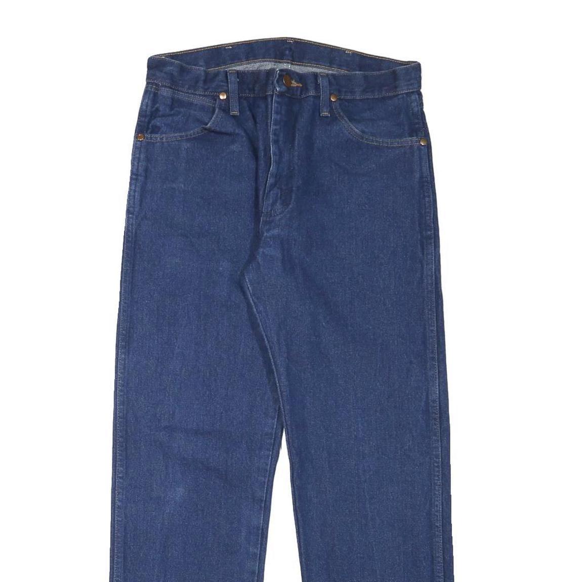 WRANGLER Mens Blue Regular Fit Straight Denim Jeans W30 L29 Zip Closure Classic Refurbished - N/A refurbished available on Cerqular