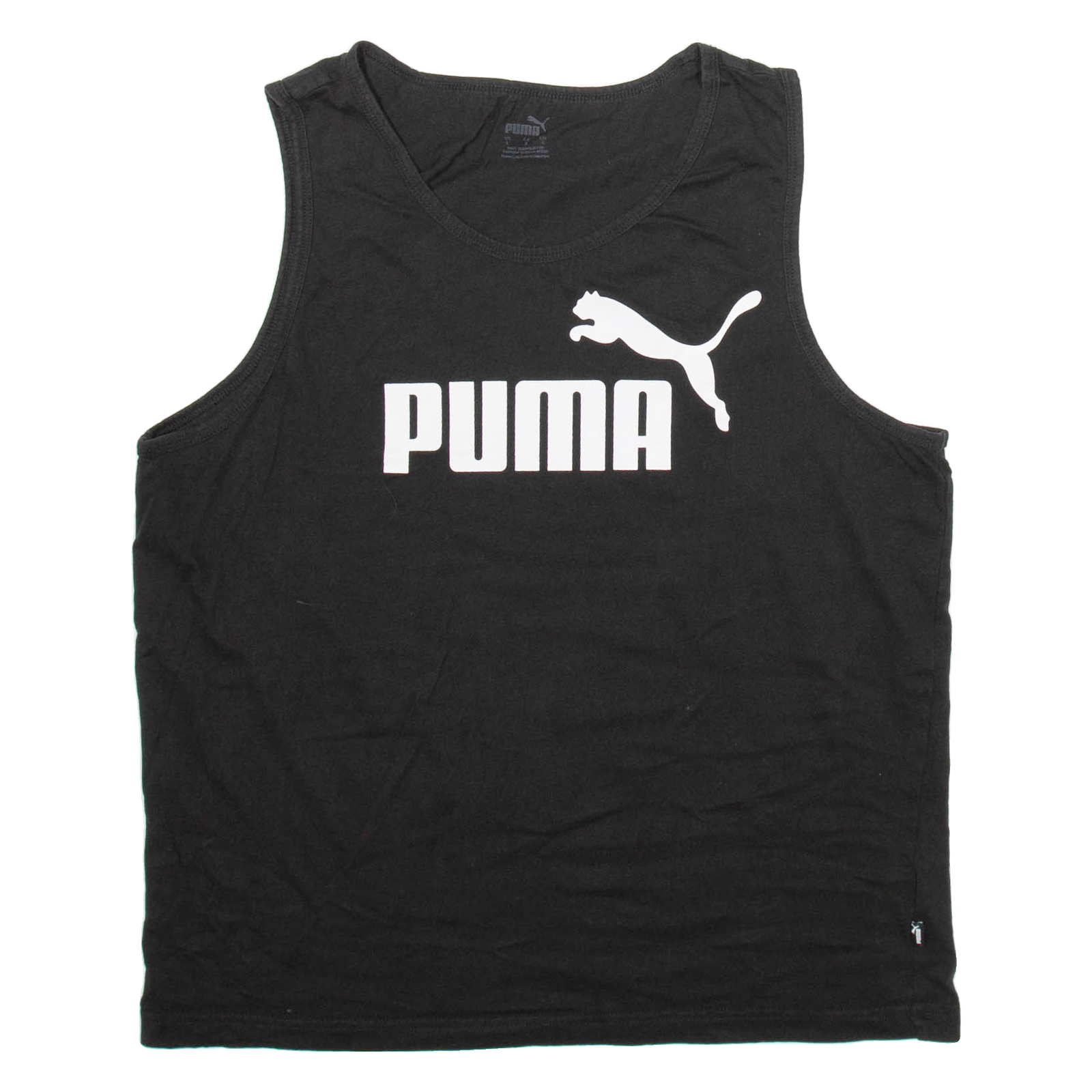 PUMA Womens Vest Black Sleeveless L Refurbished - N/A refurbished available on Cerqular