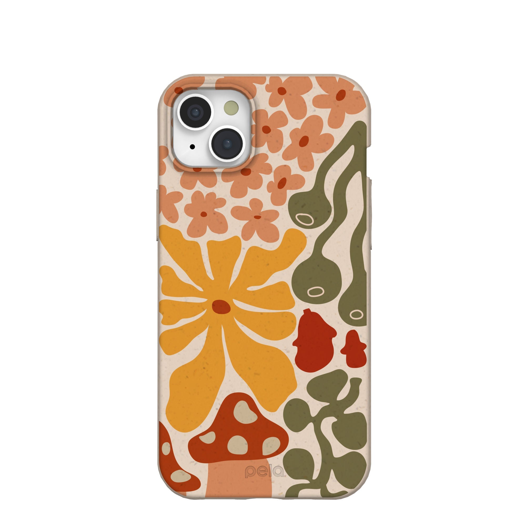 Seashell Fall Flourish iPhone 15 Plus Case Refurbished - Pela Case refurbished available on Cerqular