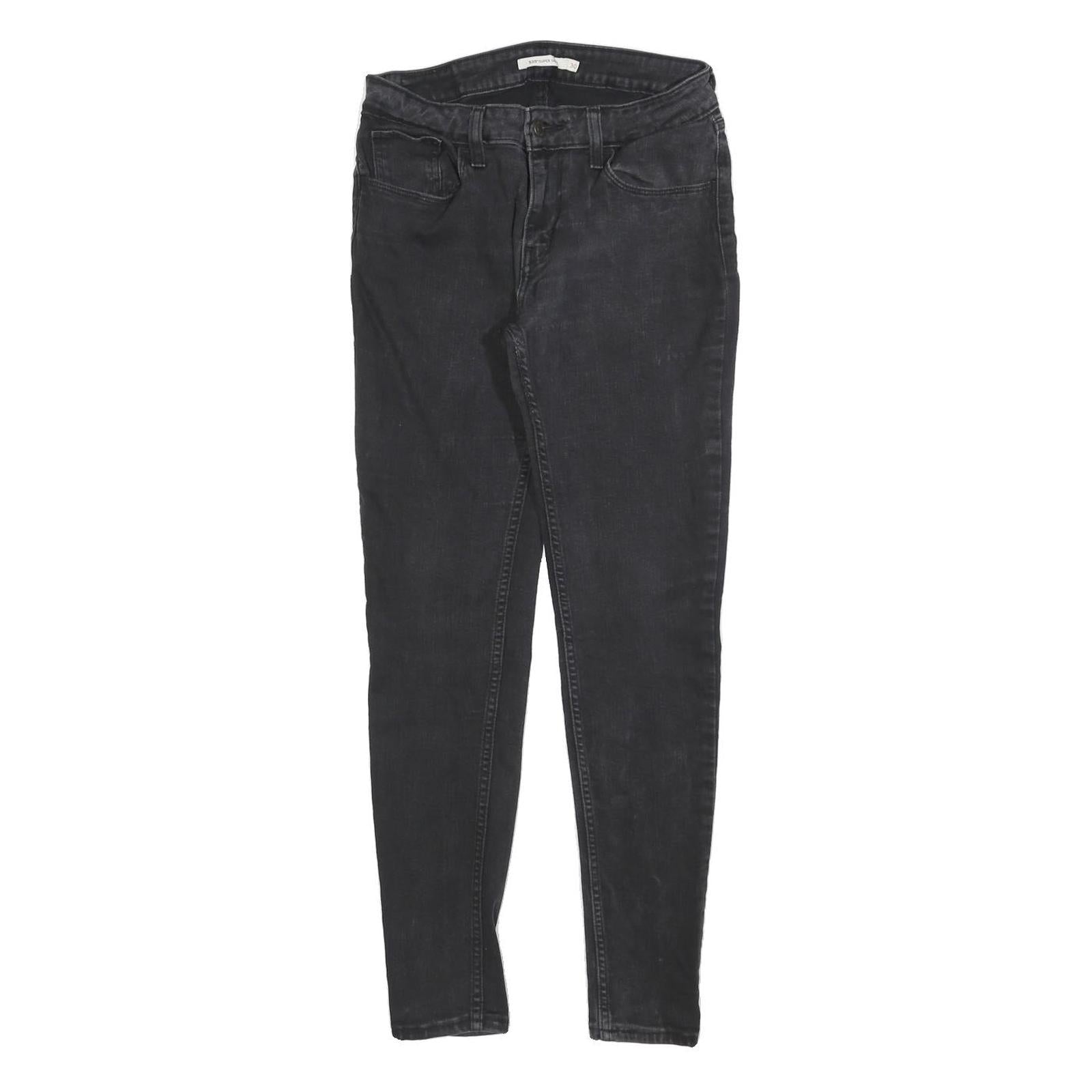 LEVI'S 535 Womens Slim Black Denim Dark W27 L30 Stretch Skinny Jeans Refurbished - N/A refurbished available on Cerqular