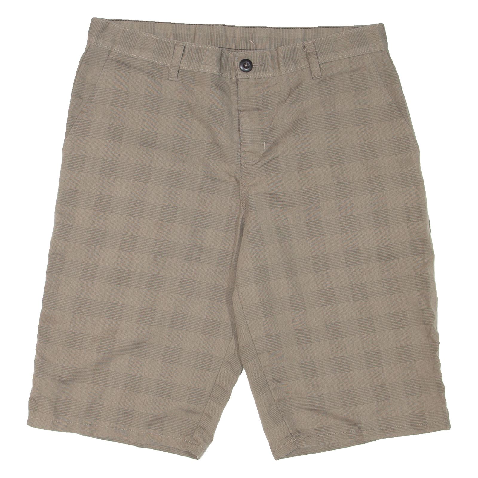 DICKIES Mens Workwear Shorts Grey Check M W30 Refurbished - N/A refurbished available on Cerqular
