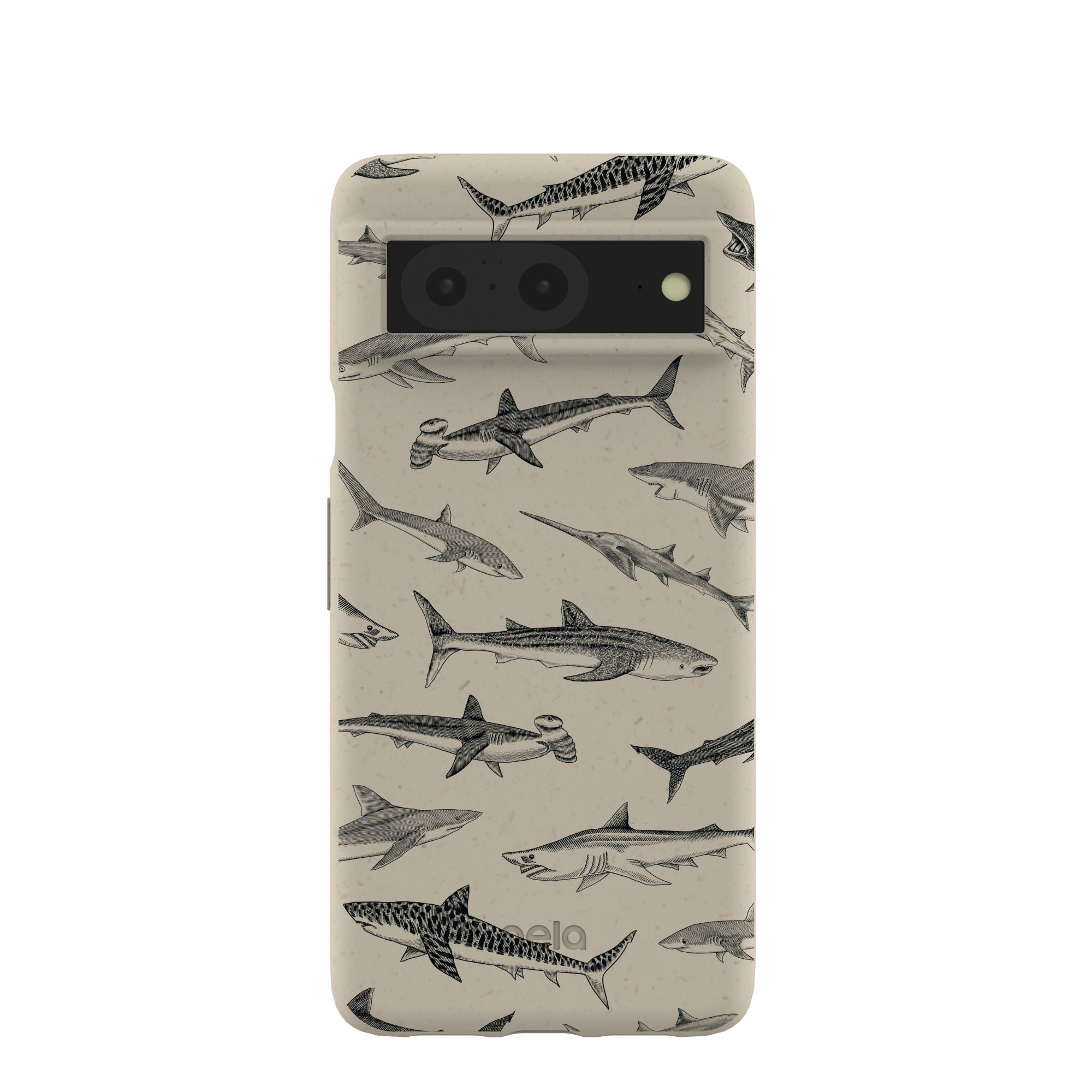 London Fog Shark World Google Pixel 8 Case Refurbished - Pela Case refurbished available on Cerqular