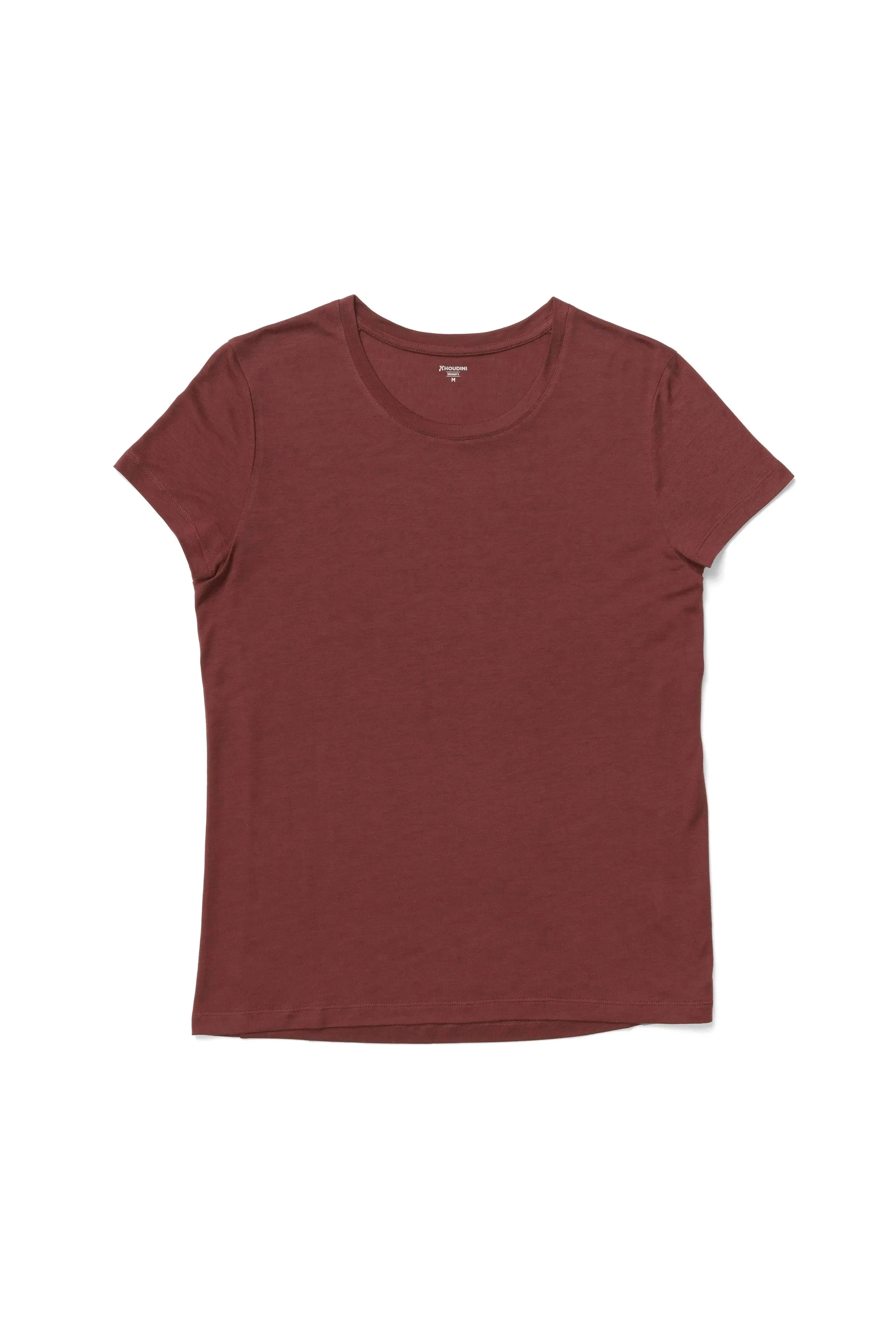 Buy W's Tree Tee | Color: Terra Red | Size: S Refurbished - $65.00 W's Tree Tee | Color: Terra Red | Size: S Refurbished - Houdini Sportswear refurbished available on Cerqular