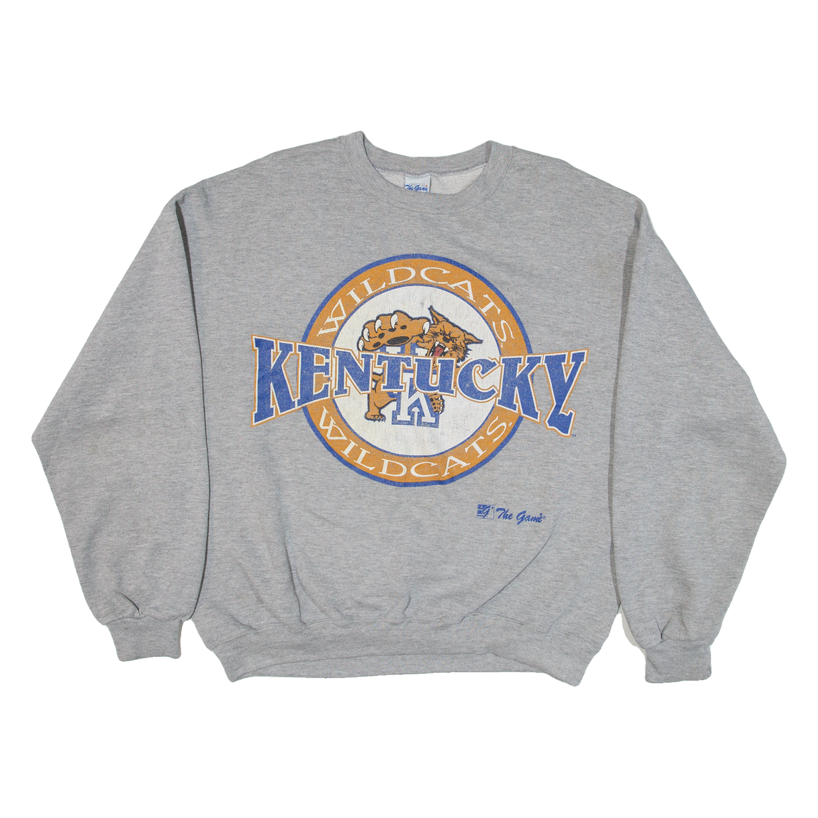 THE GAME Kentucky Wildcats Mens Sweatshirt Grey 90s XL Refurbished - N/A refurbished available on Cerqular