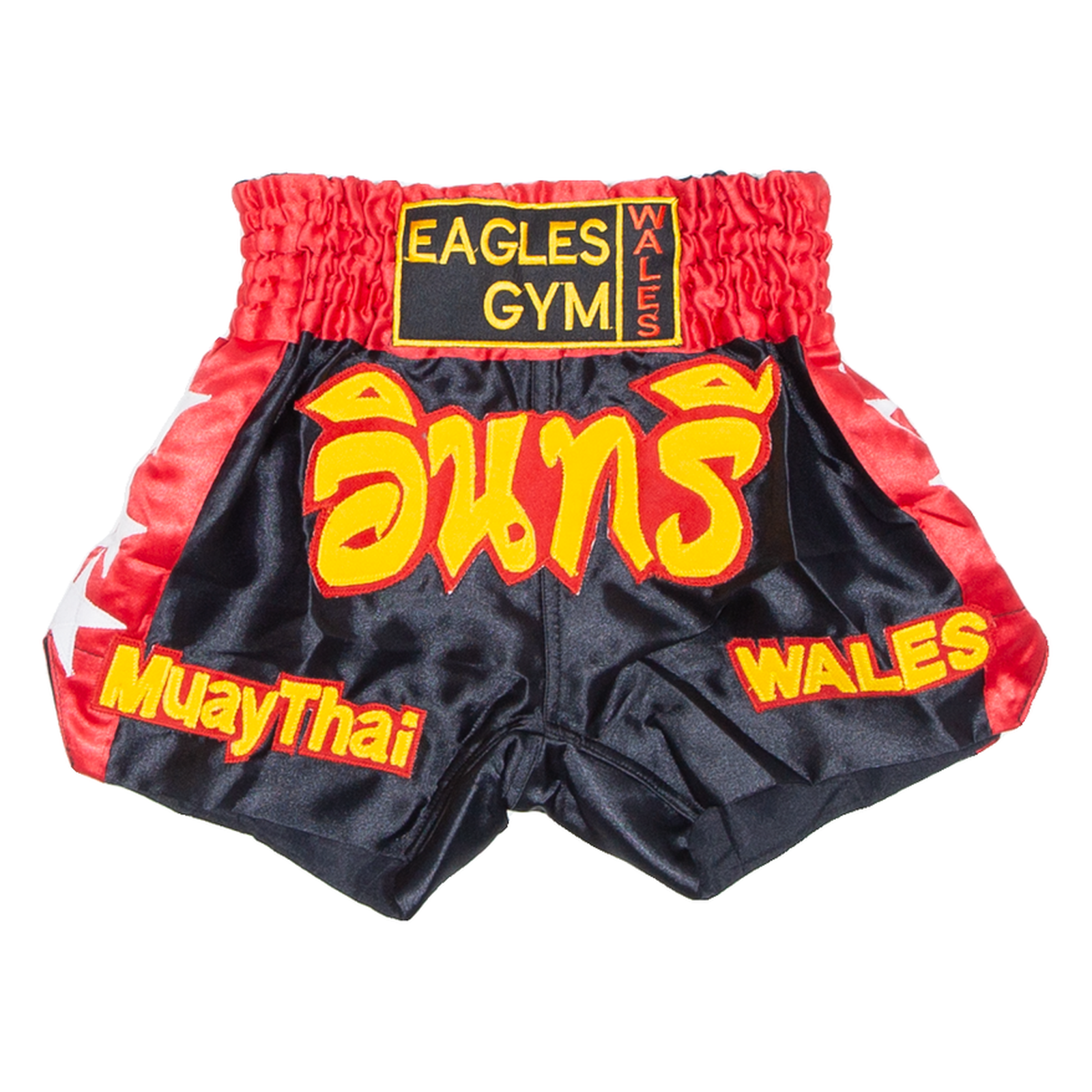 EAGLES GYM WALES Thai Boxing Mens Sports Shorts Red Relaxed S W21 Refurbished - N/A refurbished available on Cerqular