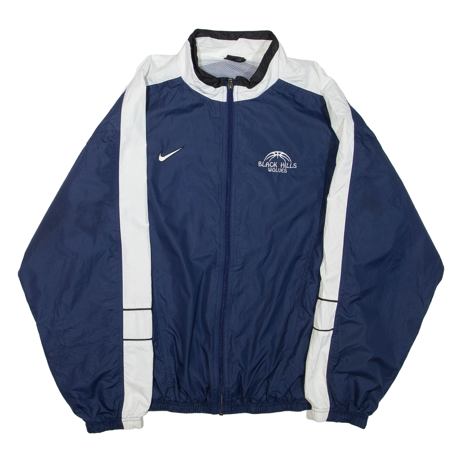 NIKE Black Hills Wolves Mens Track Jacket Blue L Refurbished - N/A refurbished available on Cerqular