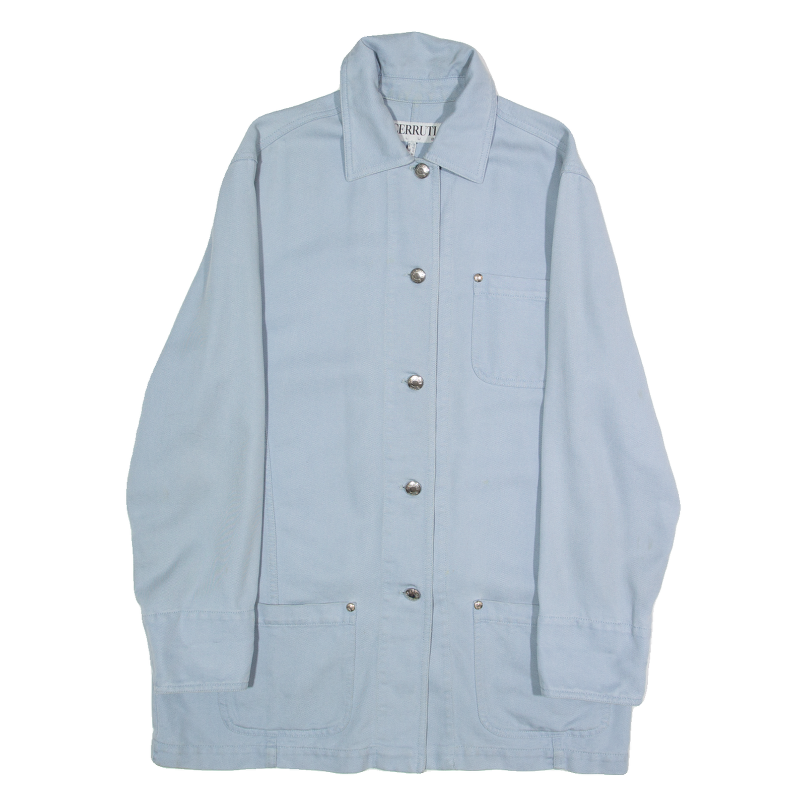 CERRUTI Womens Chore Jacket Blue M Refurbished - N/A refurbished available on Cerqular