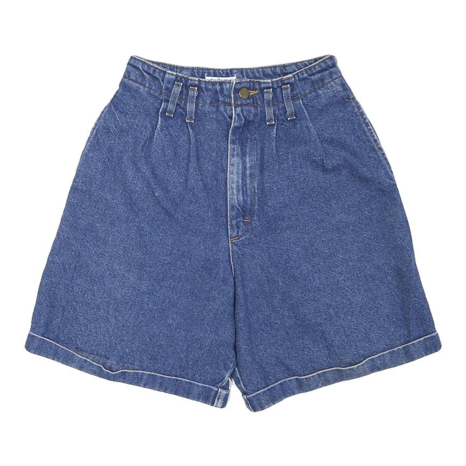 OAKBROOK Womens Blue Denim Casual Shorts M W26 Cotton Blend Relaxed Fit Refurbished - N/A refurbished available on Cerqular