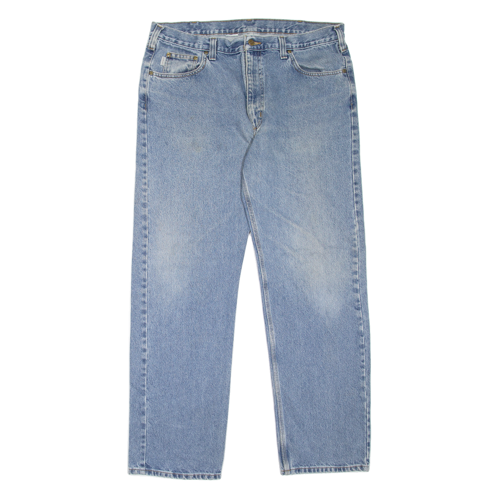 CARHARTT Workwear Mens Jeans Blue Relaxed Tapered Stone Wash W38 L33 Refurbished - N/A refurbished available on Cerqular
