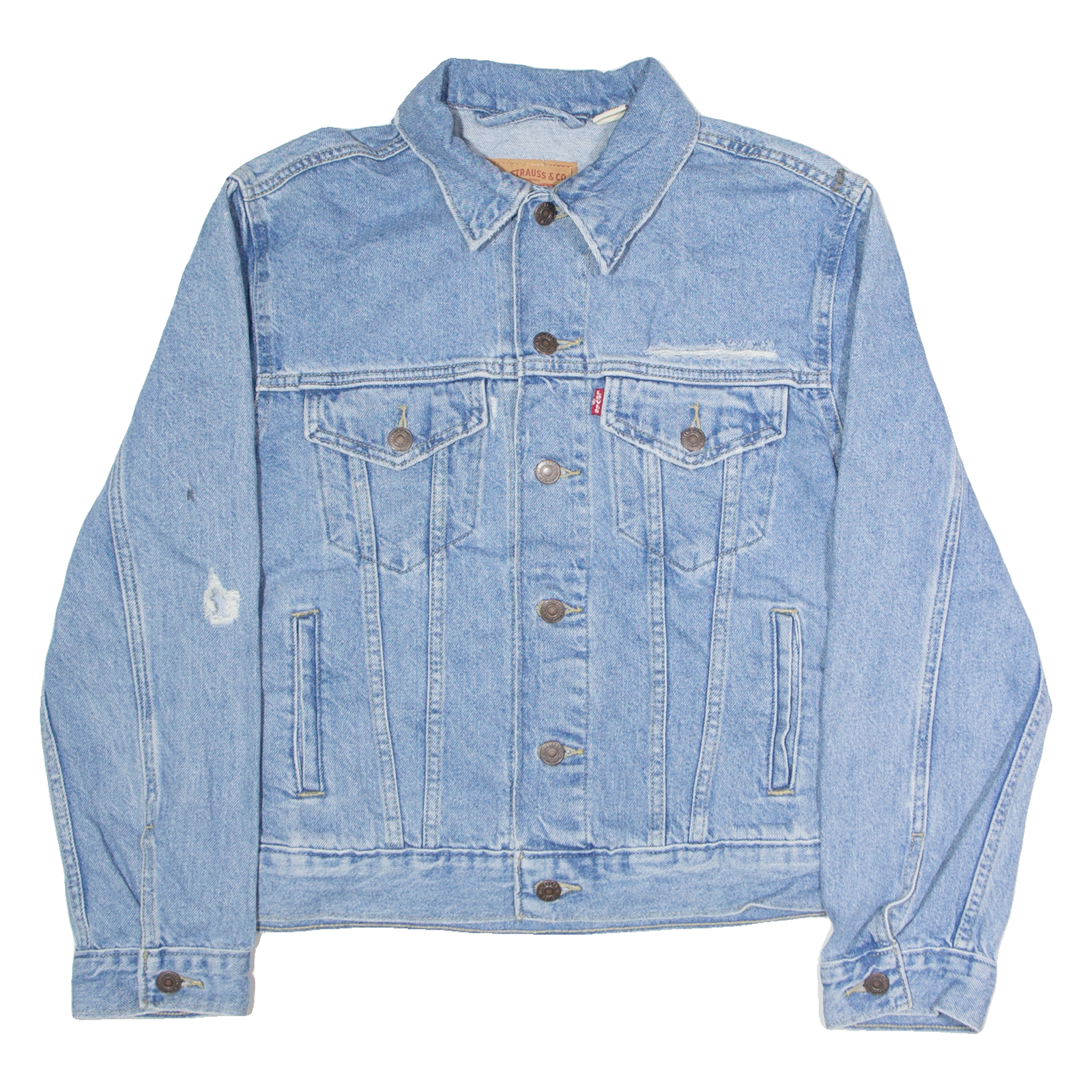 LEVI'S Mens Denim Jacket Blue M Refurbished - N/A refurbished available on Cerqular