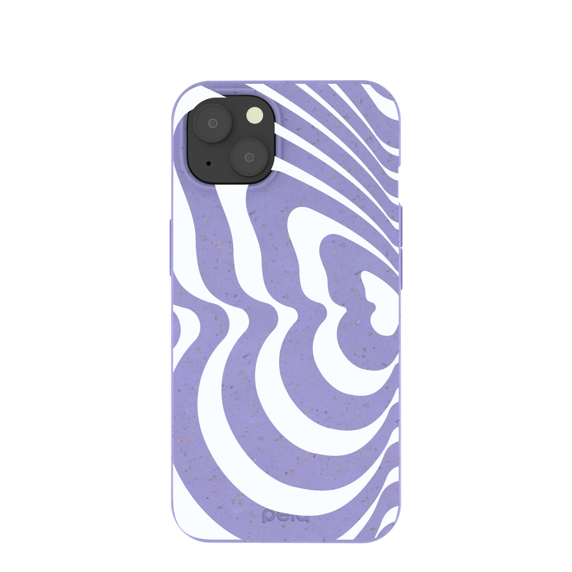 Lavender Flutter Left iPhone 13 Case Refurbished - Pela Case refurbished available on Cerqular
